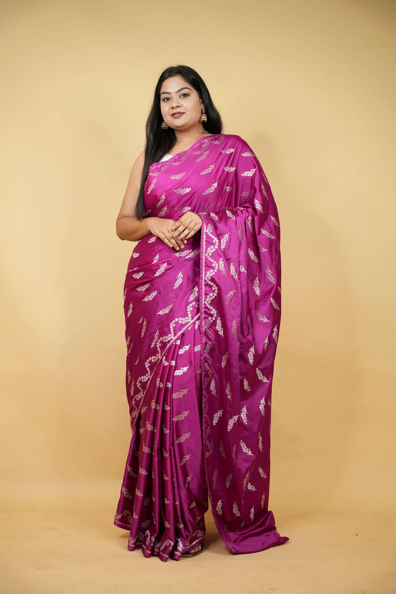 Banarasi Mashru Soft Silk and Zari Work Ready To Wear saree