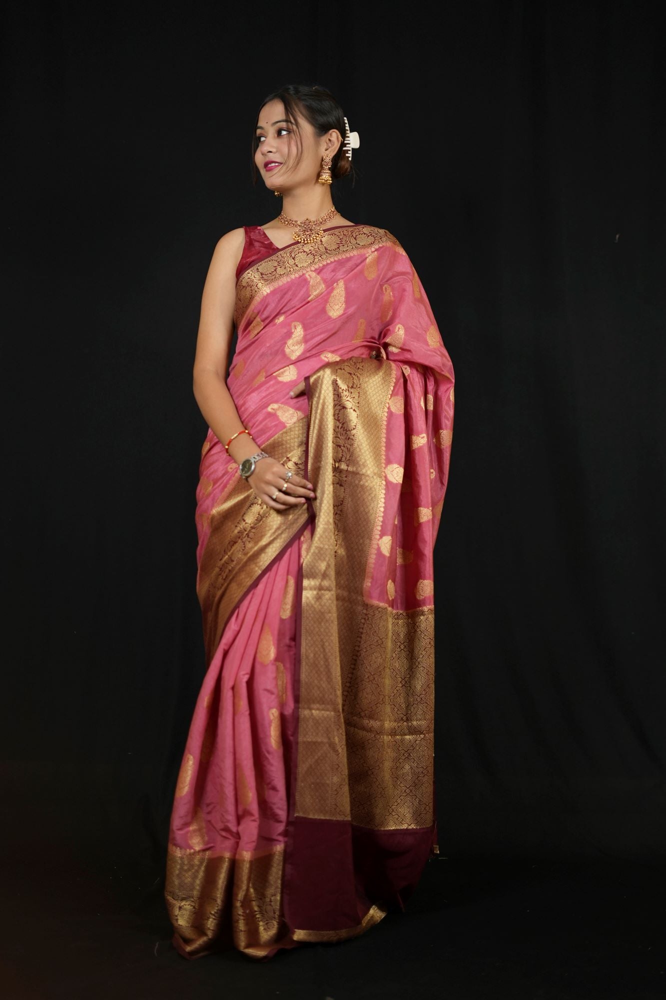 Banarasi ready to wear saree