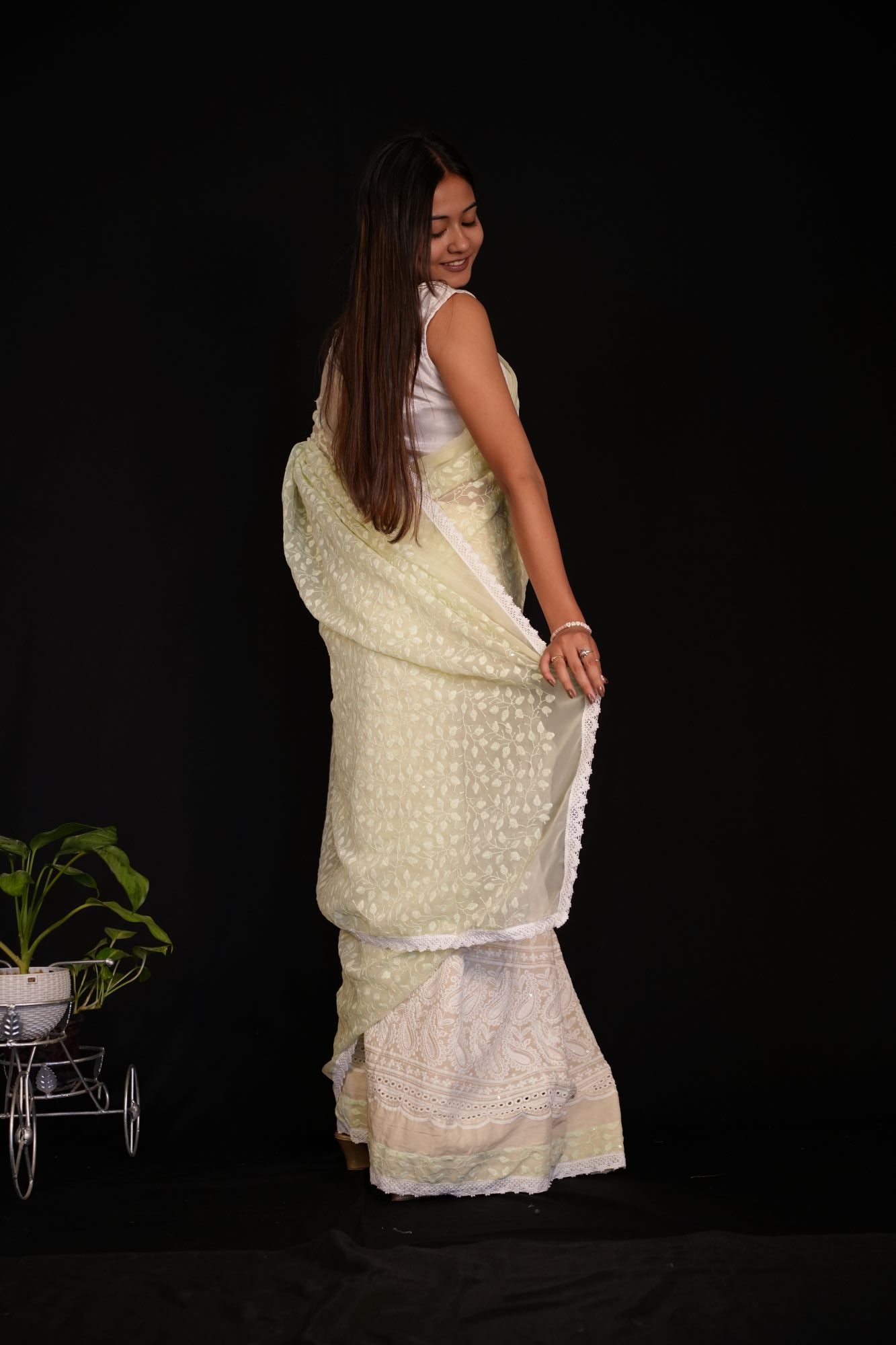 Ready to Wear One Minute Sarees Prestitched Sarees customised Plus Size