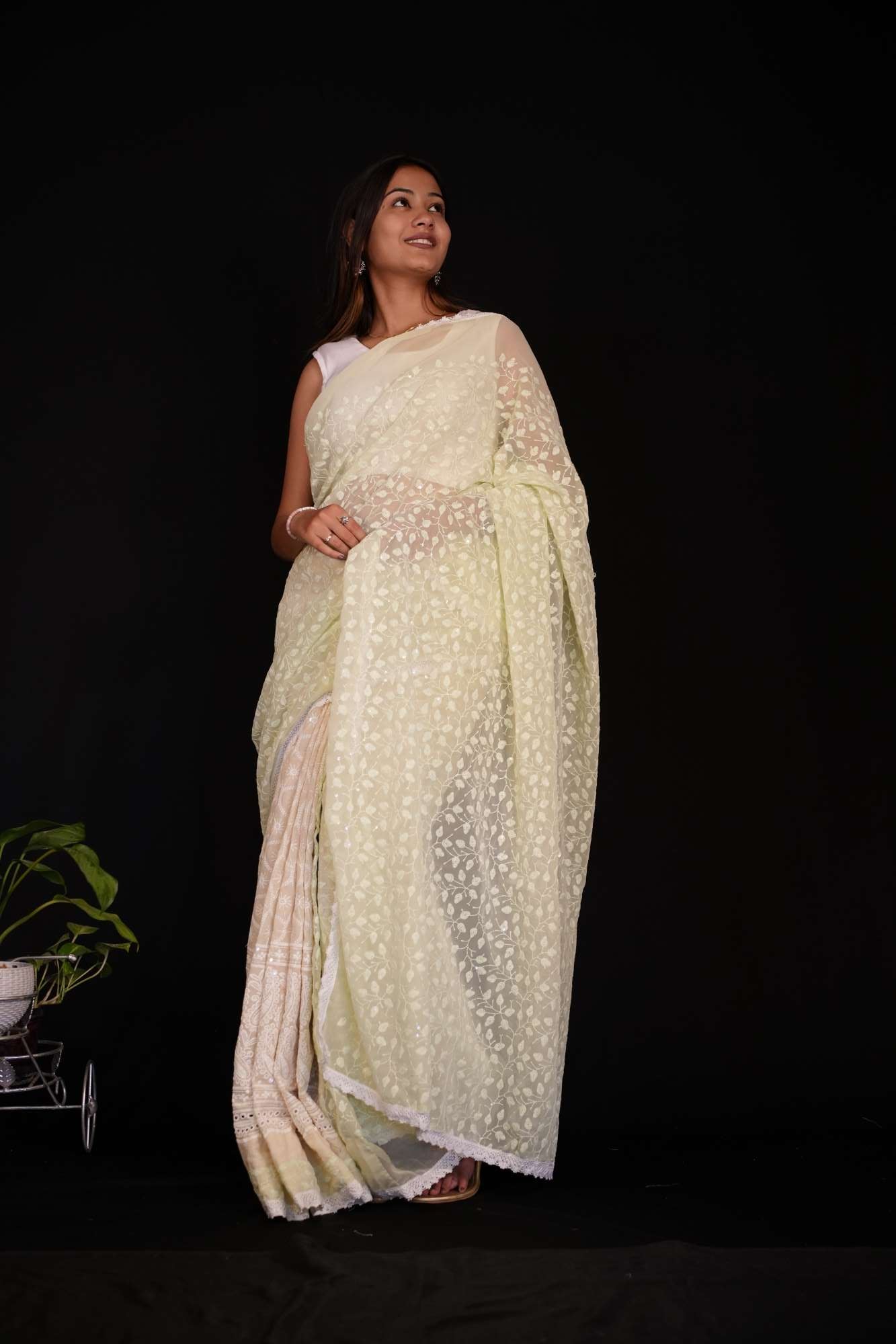 Ready to Wear One Minute Sarees Prestitched Sarees customised Plus Size