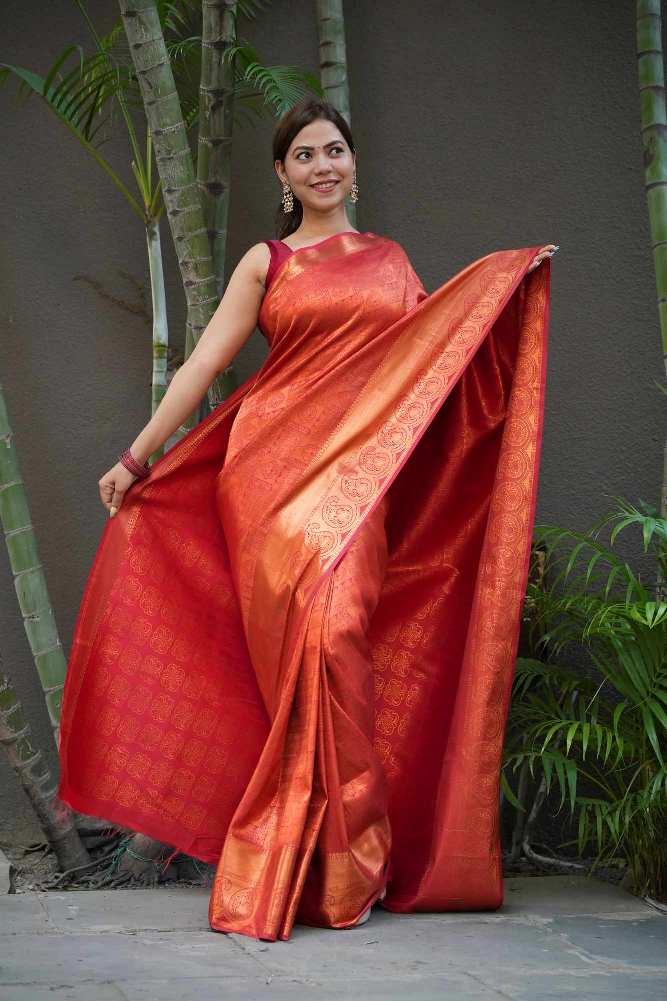 Dhoop Chaanv Kanjivaram Ready To Wear Saree