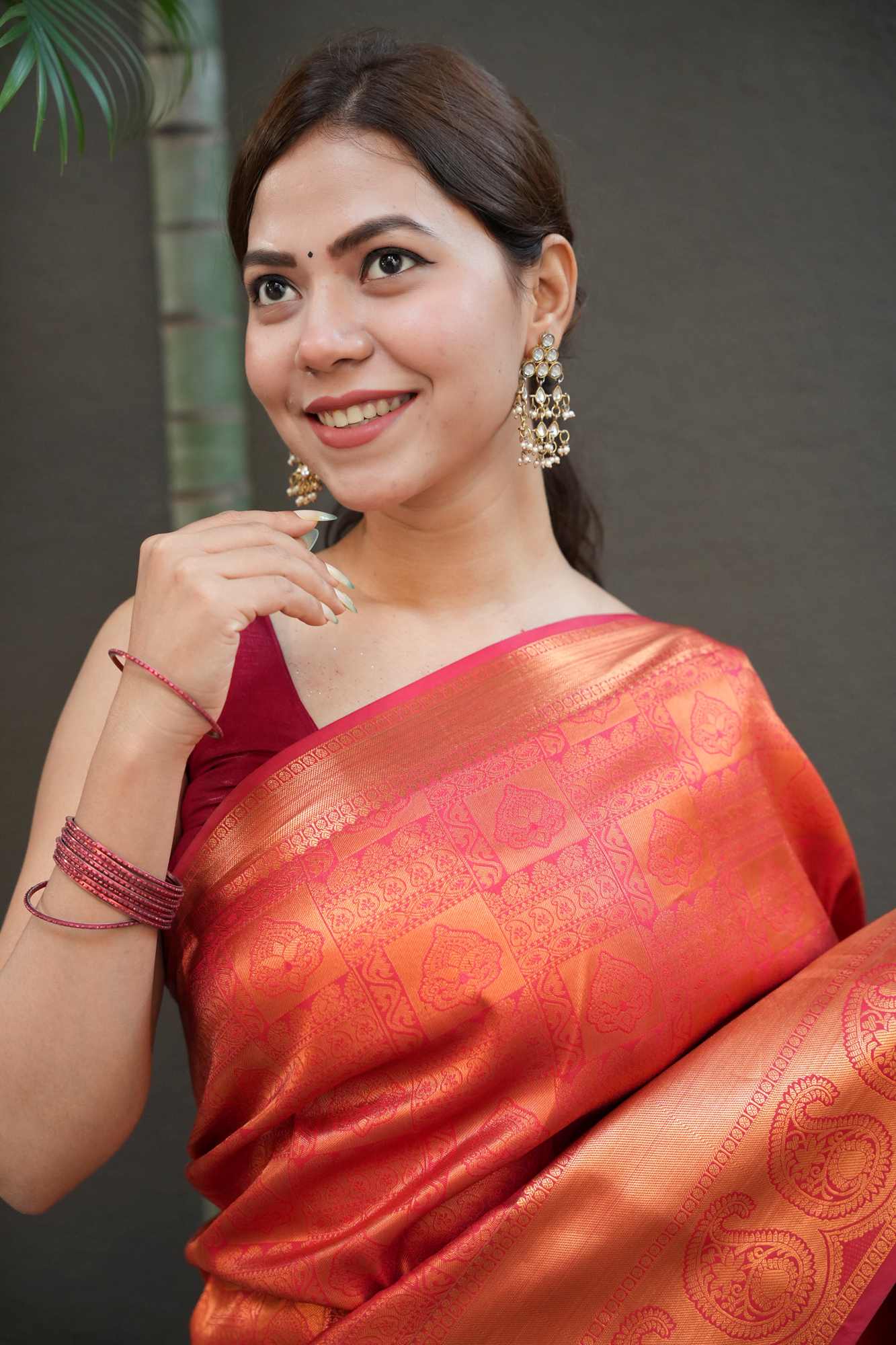 Dhoop Chaanv Kanjivaram Ready To Wear Saree