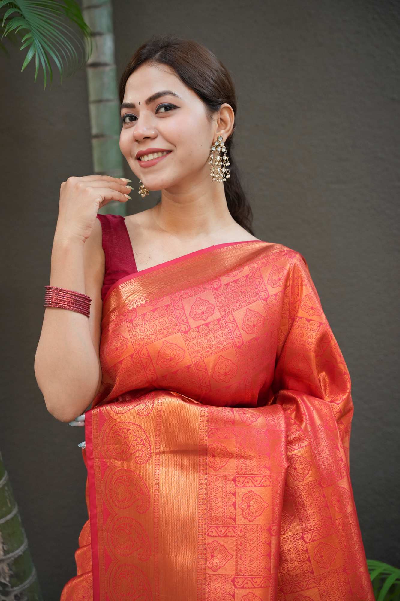 Dhoop Chaanv Kanjivaram Ready To Wear Saree