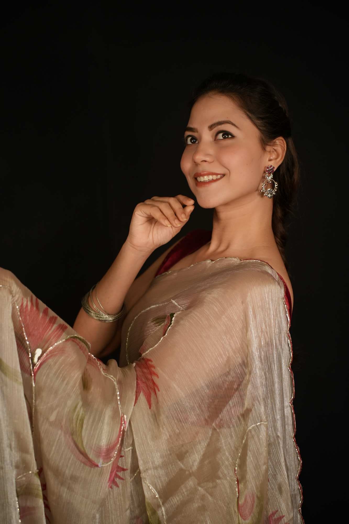 Ready to Wear One Minute Sarees Prestitched Sarees customised Plus Size