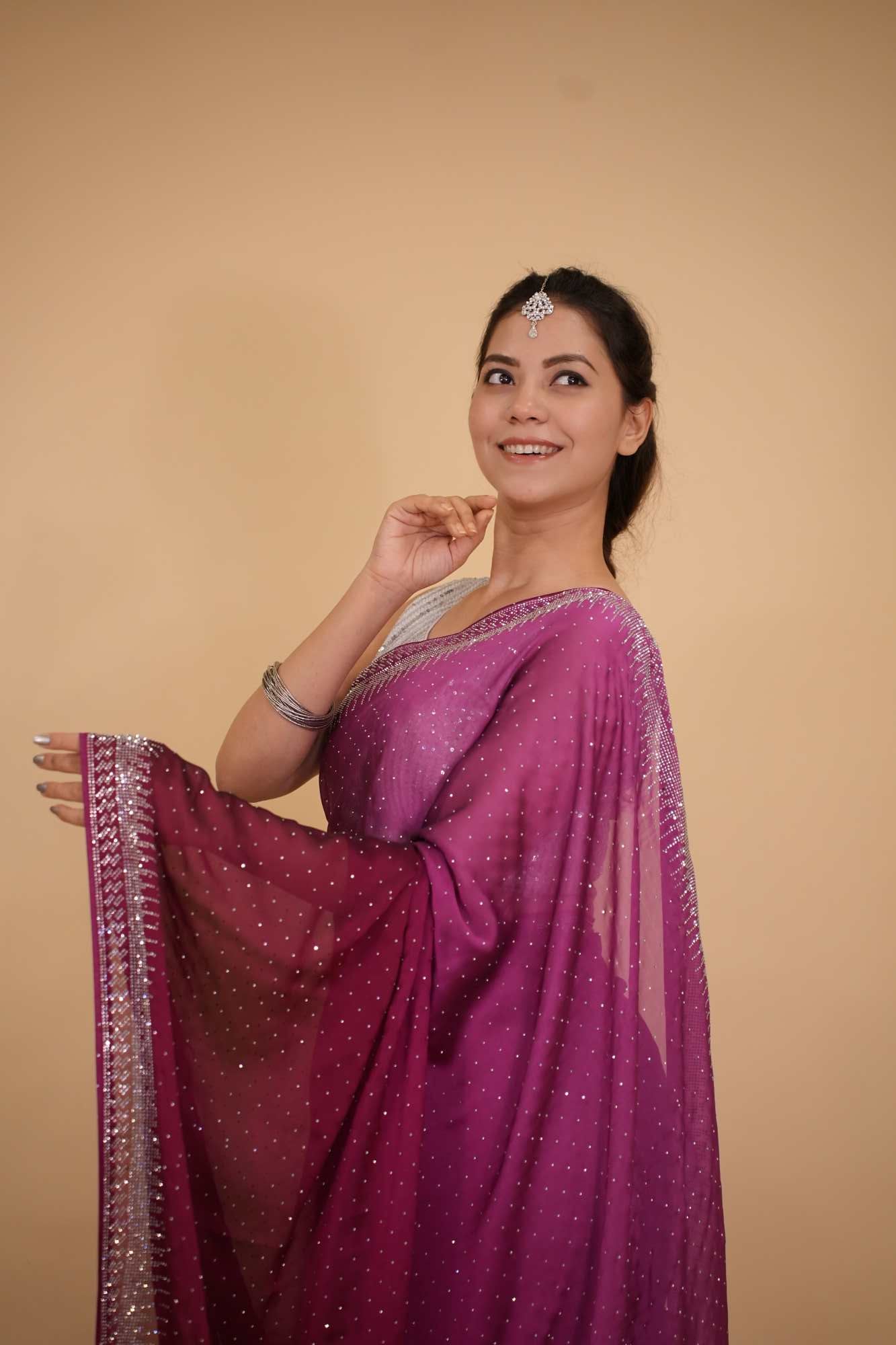 Ready to Wear One Minute Sarees Prestitched Sarees customised Plus Size