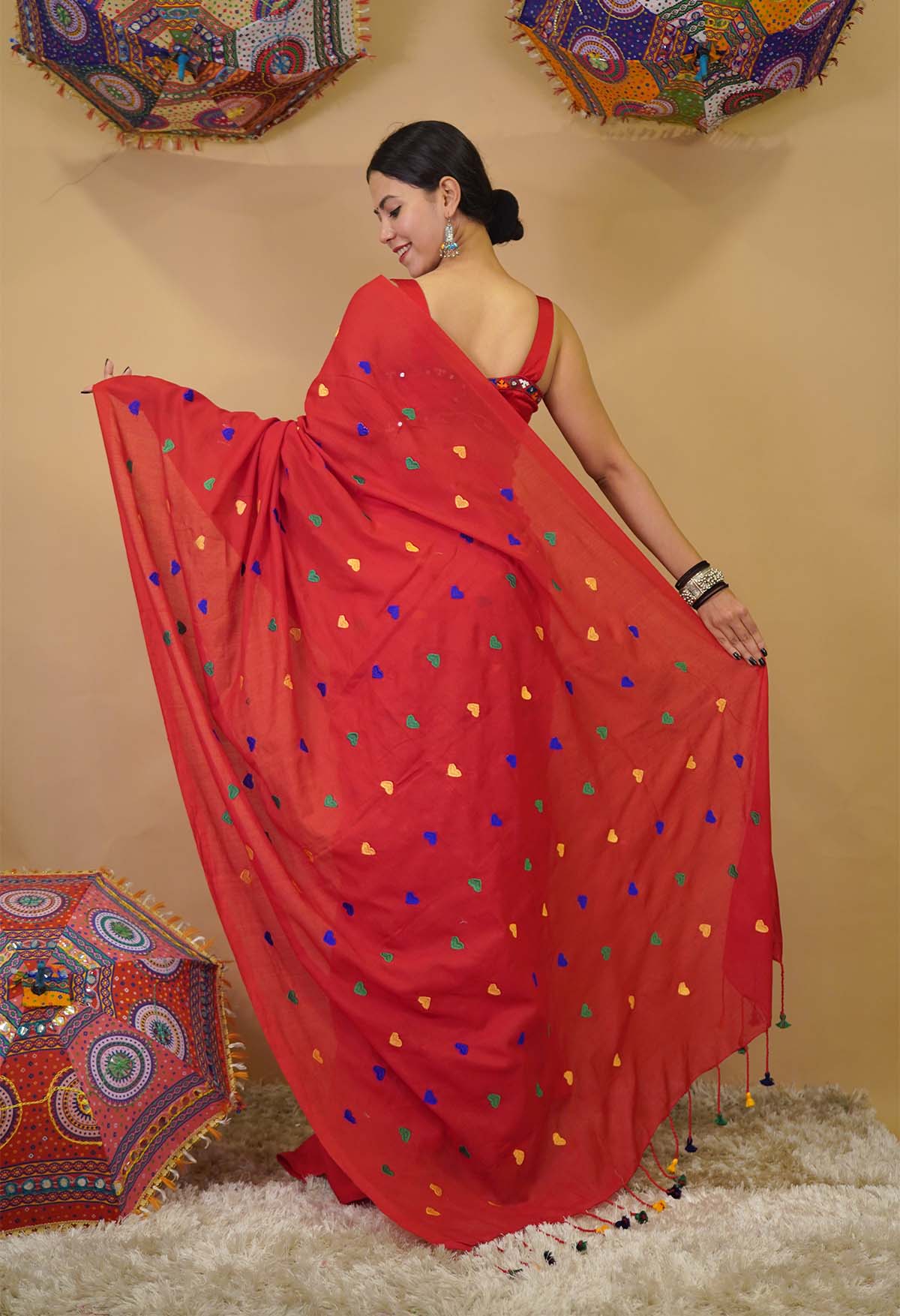 Ready to Wear One Minute Sarees Prestitched Sarees customised Plus Size