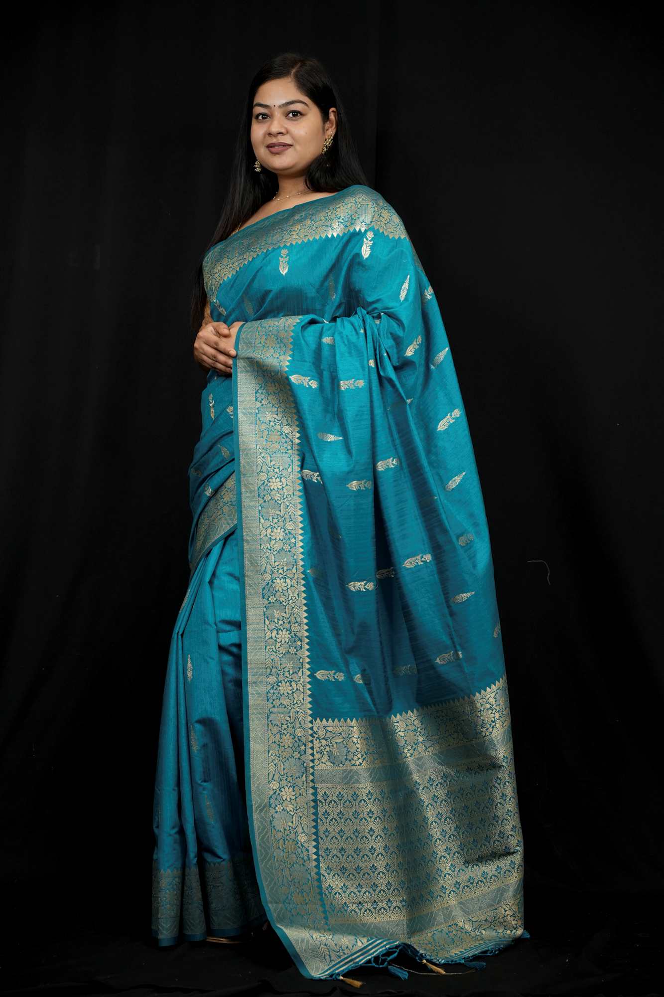 Motka Silk With Handloom Zari Work Ready To Wear Saree