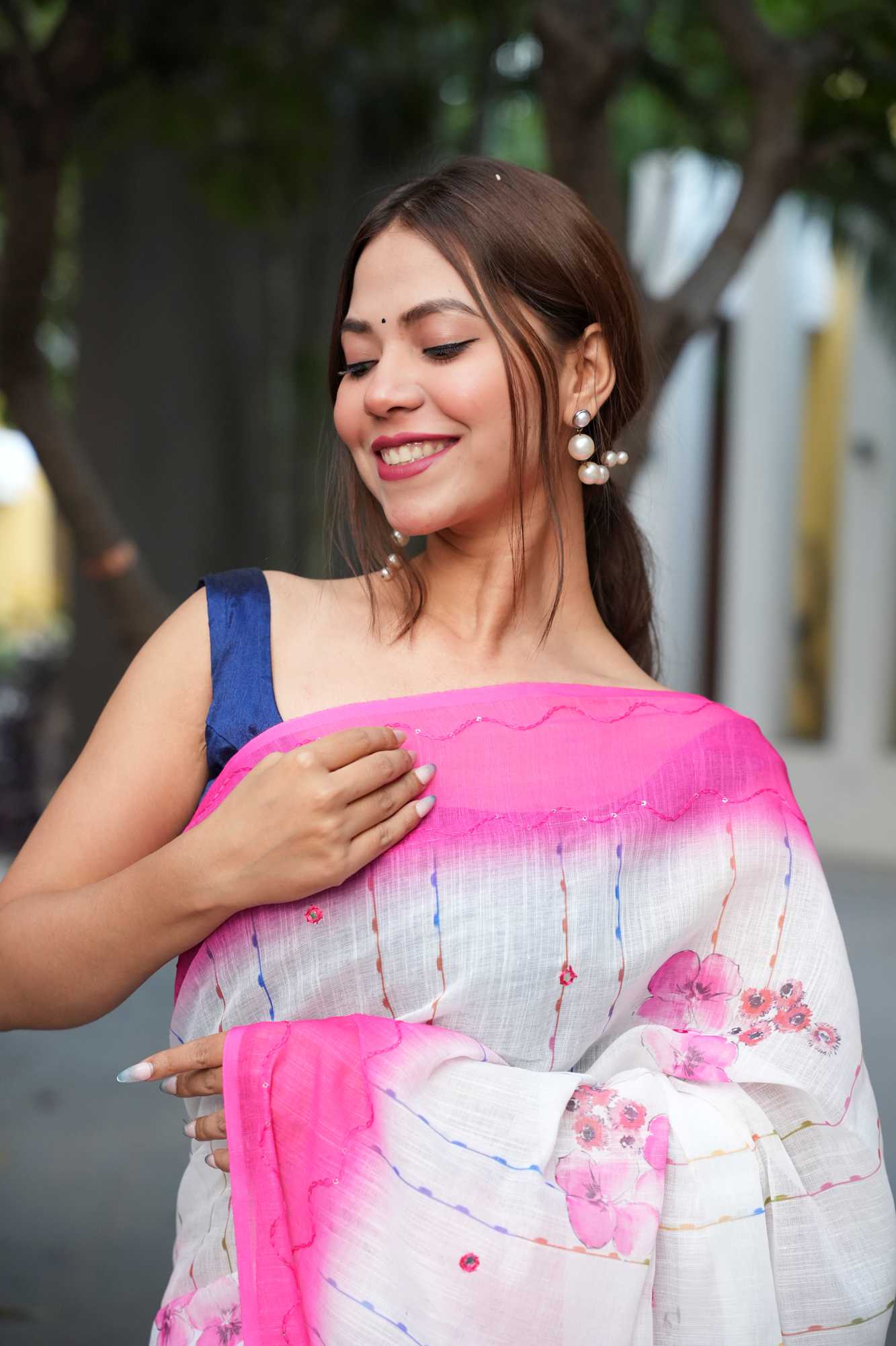 Bloom in Blush — Celebrate Your Glow in One-Minute Drapes