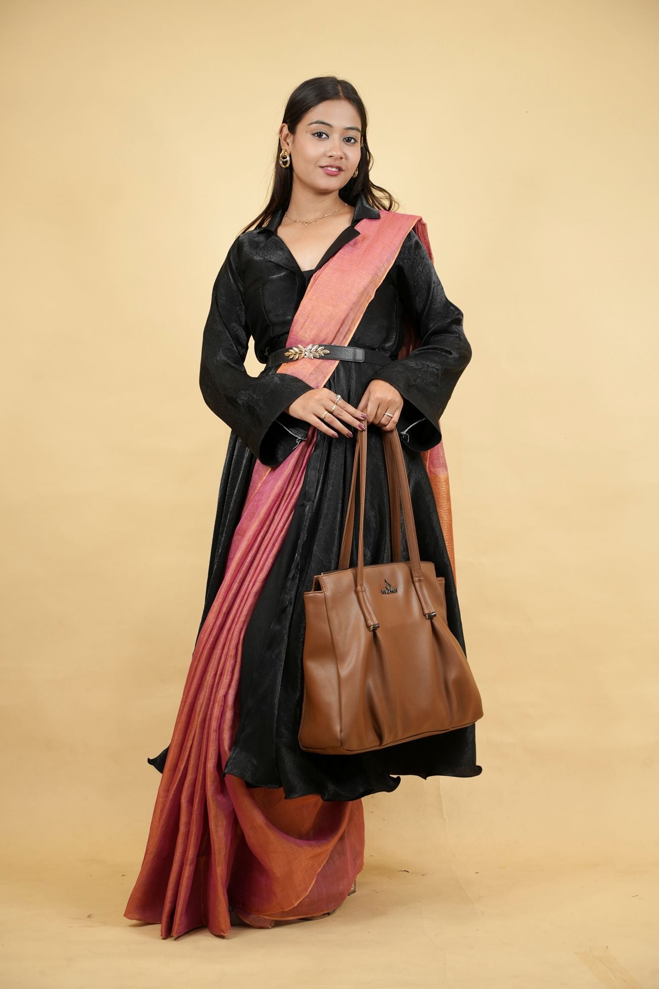 Long Jacket style designer blouse with full sleeve