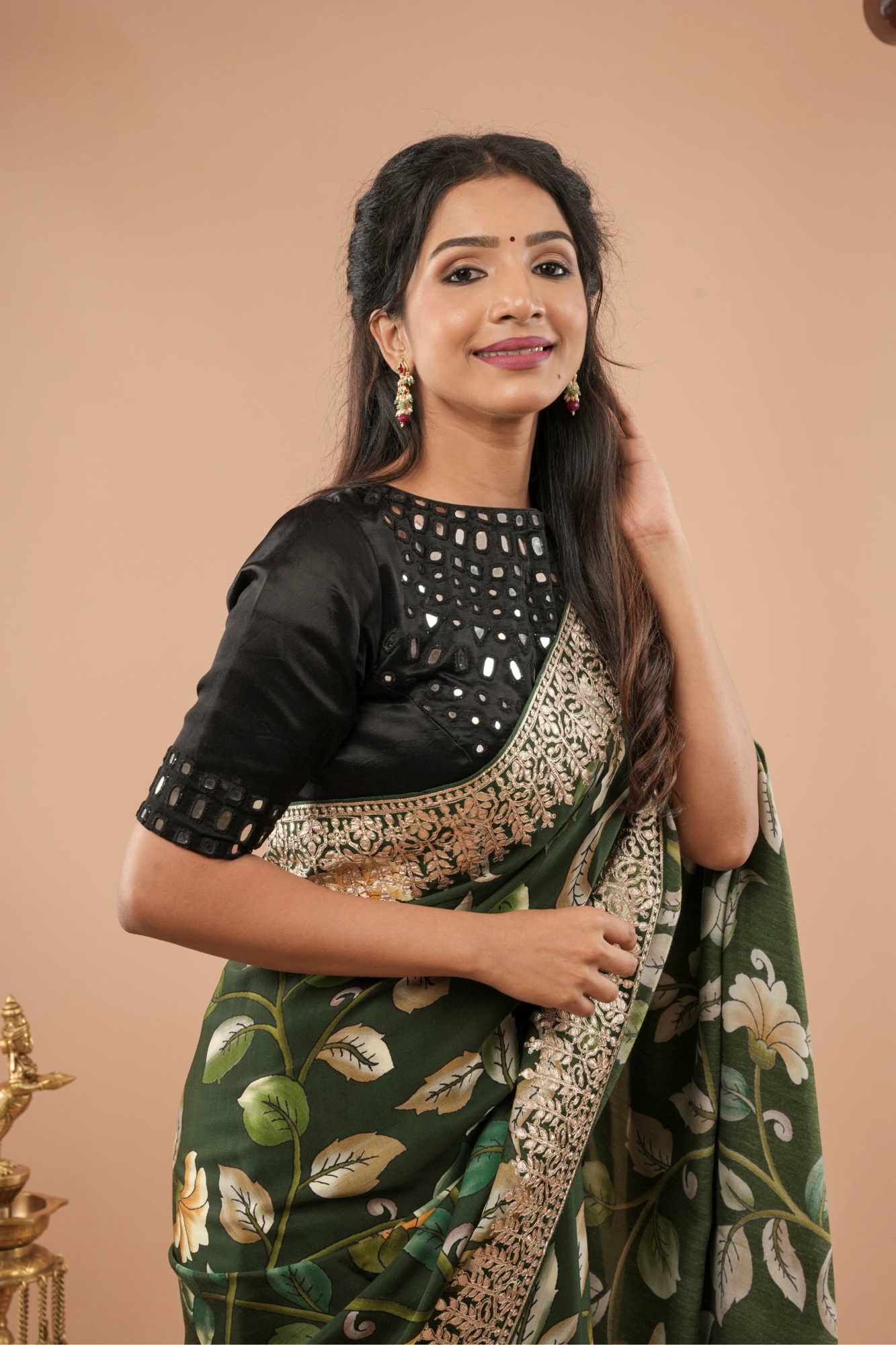 Ready to Wear One Minute Sarees Prestitched Sarees customised Plus Size