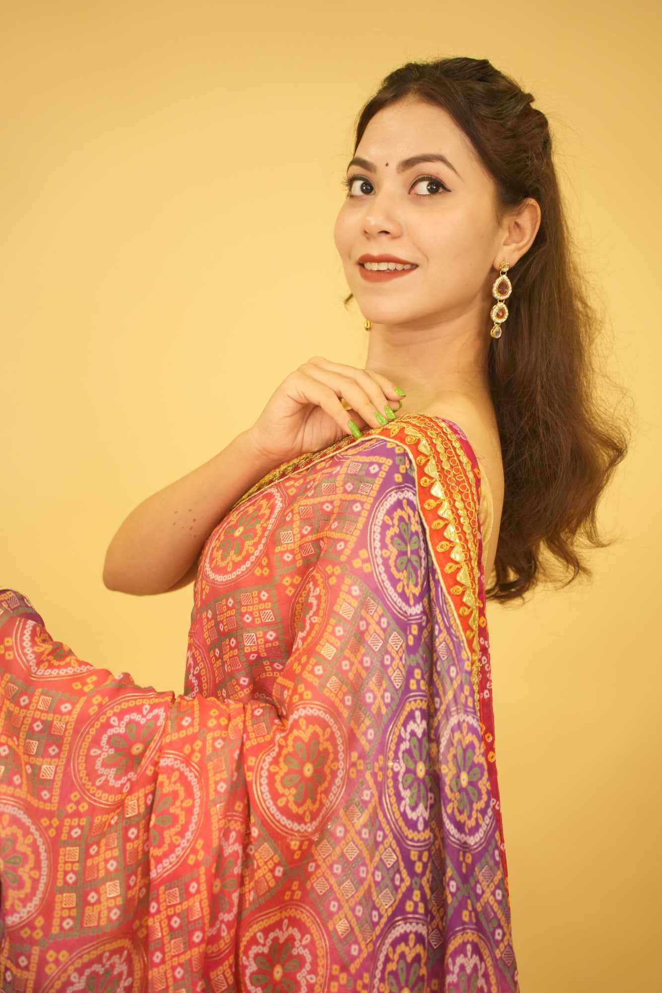 Ready to Wear One Minute Sarees Prestitched Sarees customised Plus Size