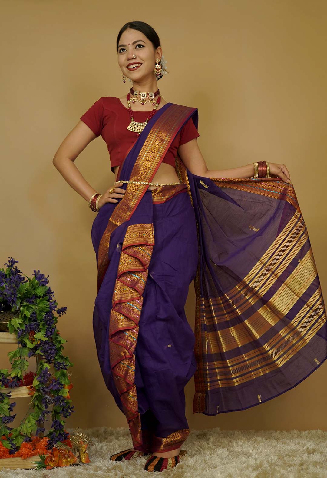 Ready to Wear One Minute Sarees Prestitched Sarees customised Plus Size