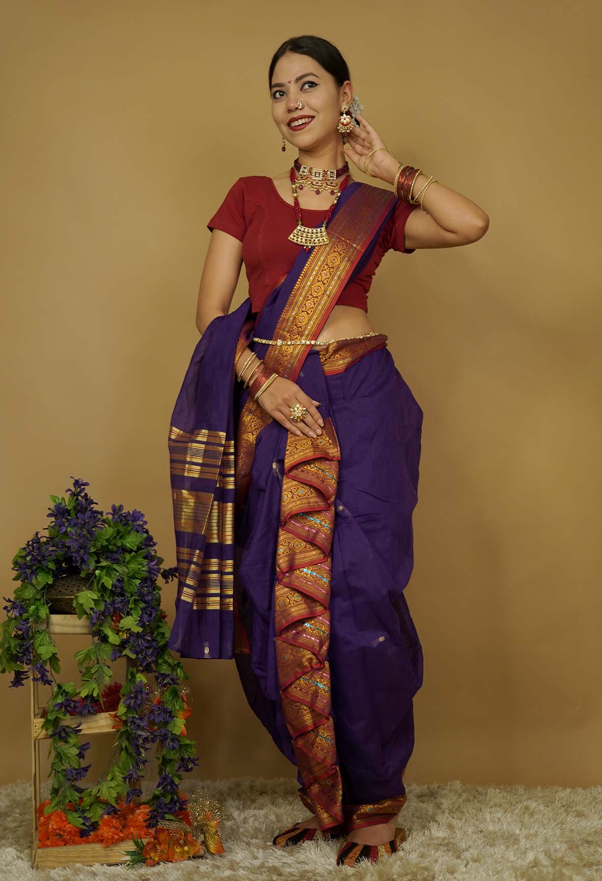 Ready to Wear One Minute Sarees Prestitched Sarees customised Plus Size