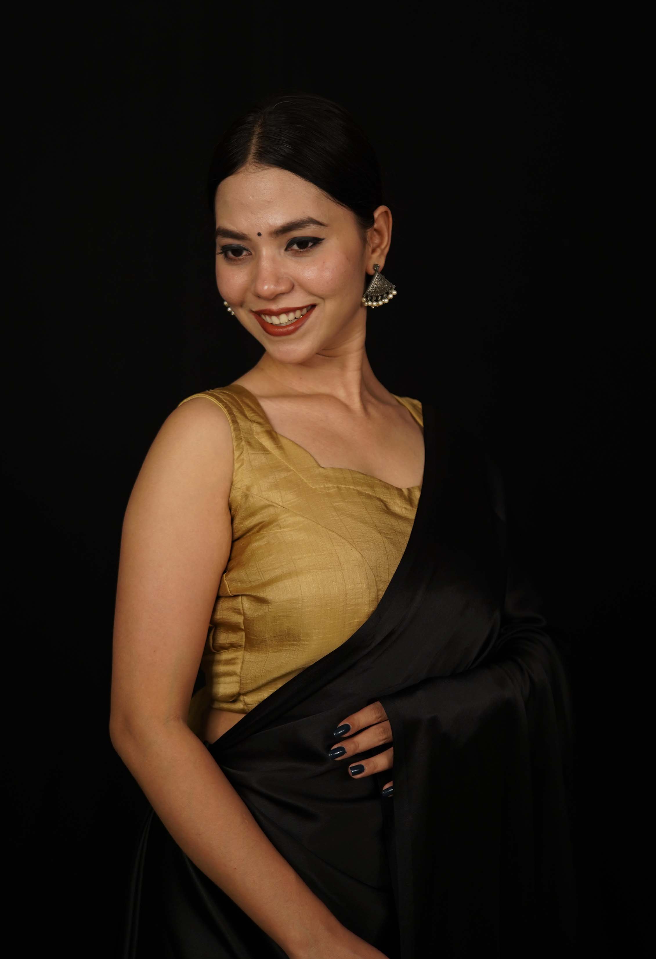 Ready to Wear One Minute Sarees Prestitched Sarees customised Plus Size