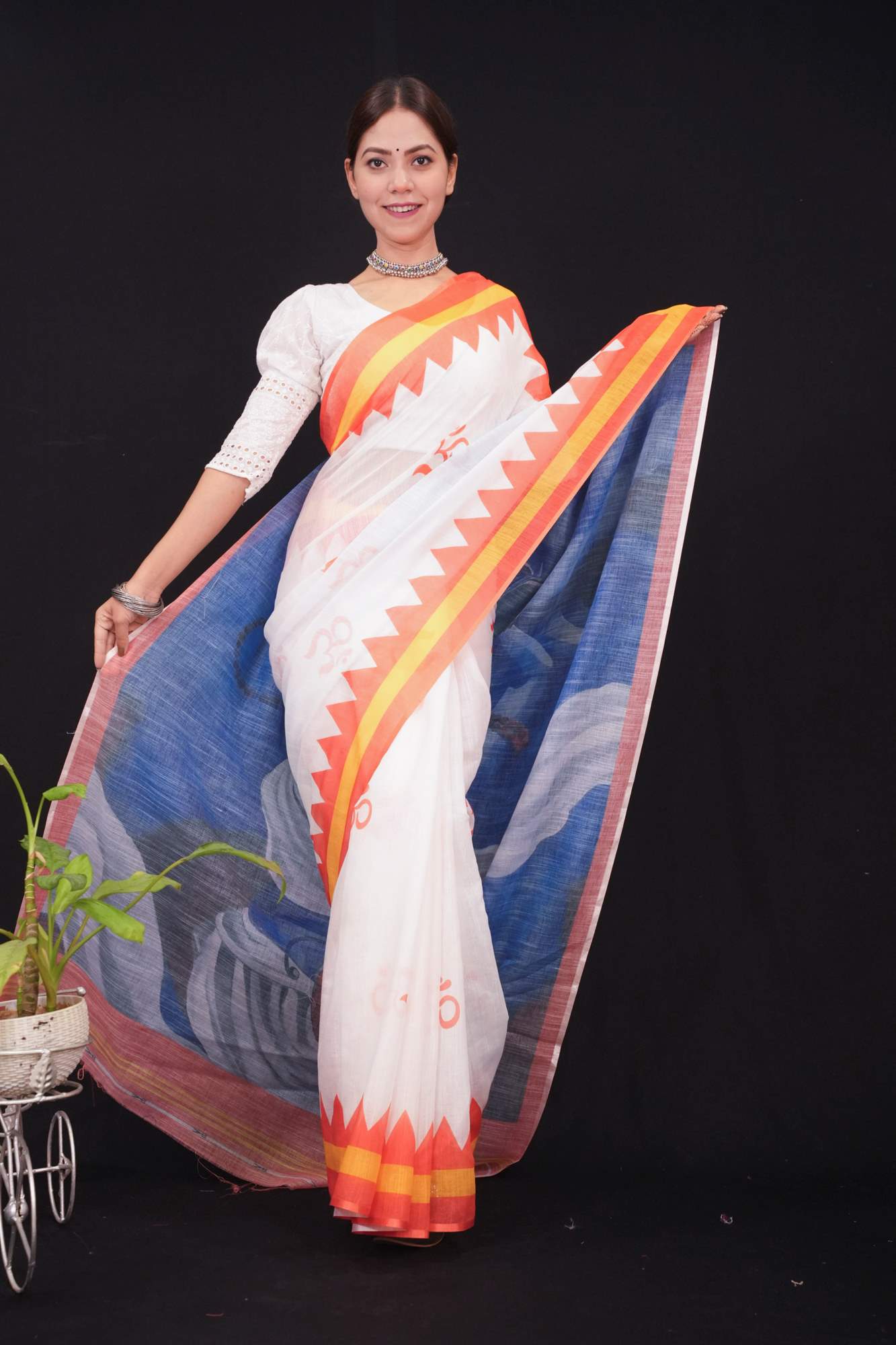 Ready to Wear One Minute Sarees Prestitched Sarees customised Plus Size