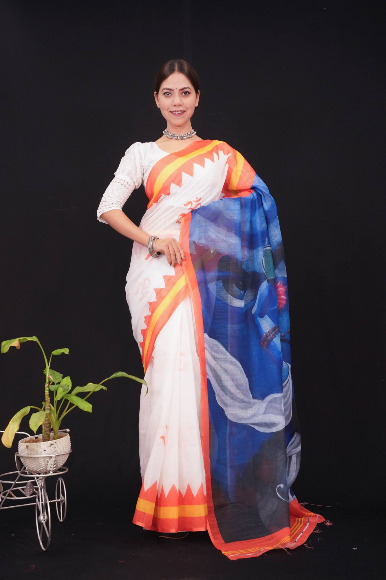 Ready to Wear One Minute Sarees Prestitched Sarees customised Plus Size