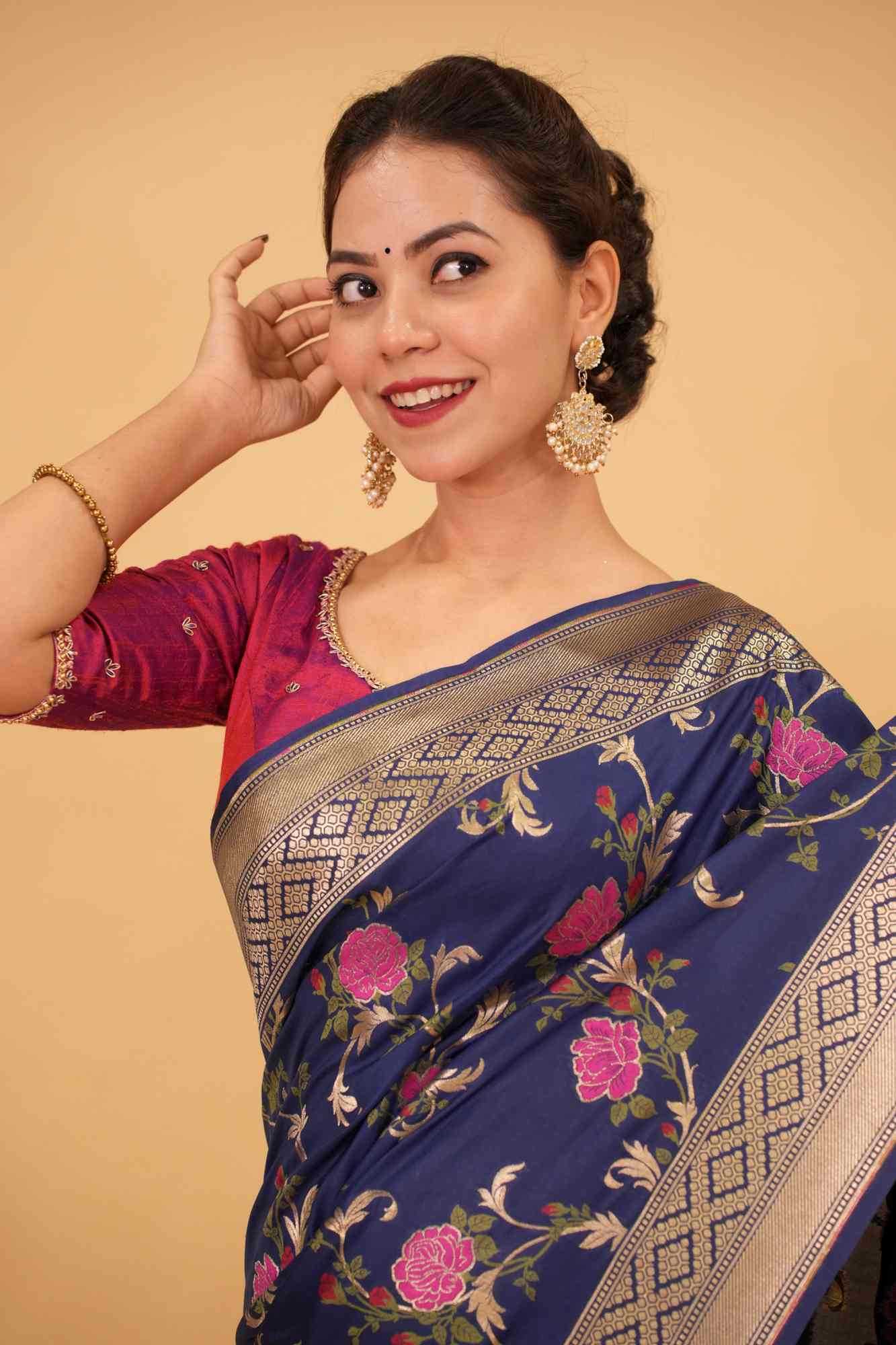 Ready to Wear One Minute Sarees Prestitched Sarees customised Plus Size