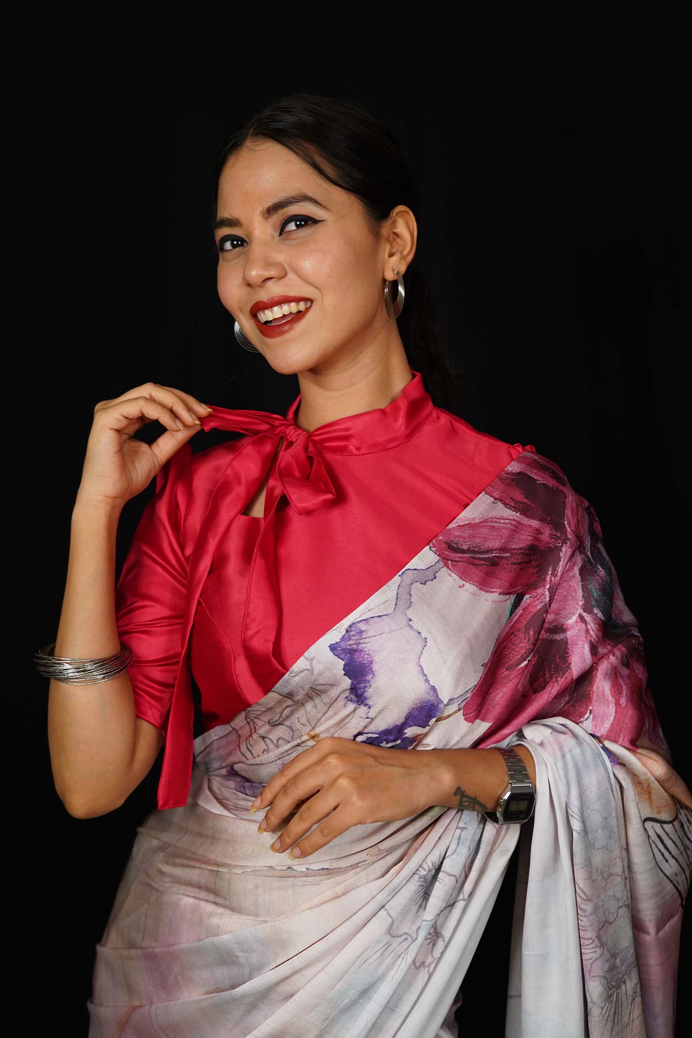 Ready to Wear One Minute Sarees Prestitched Sarees customised Plus Size