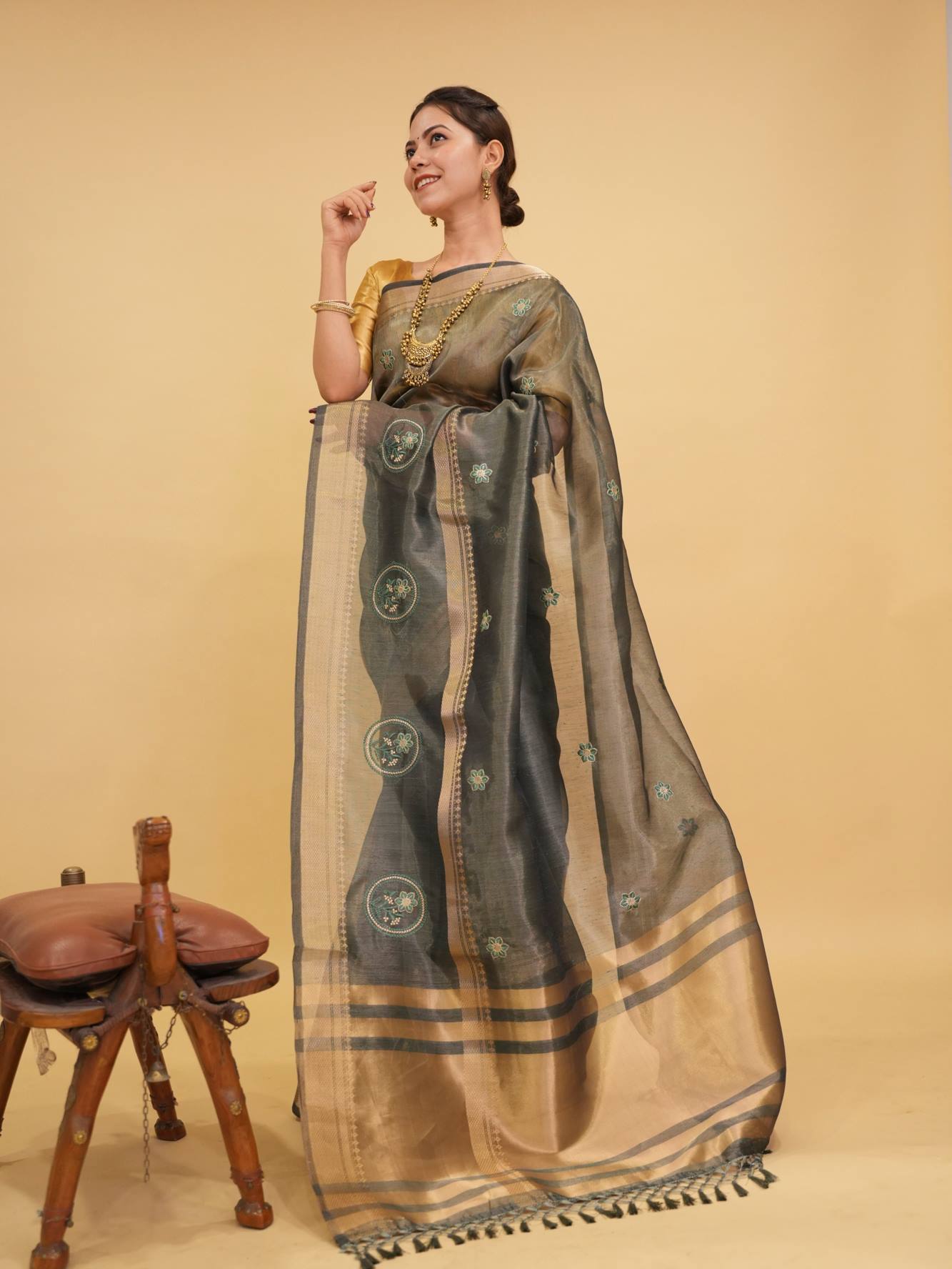 Ready to Wear One Minute Sarees Prestitched Sarees customised Plus Size