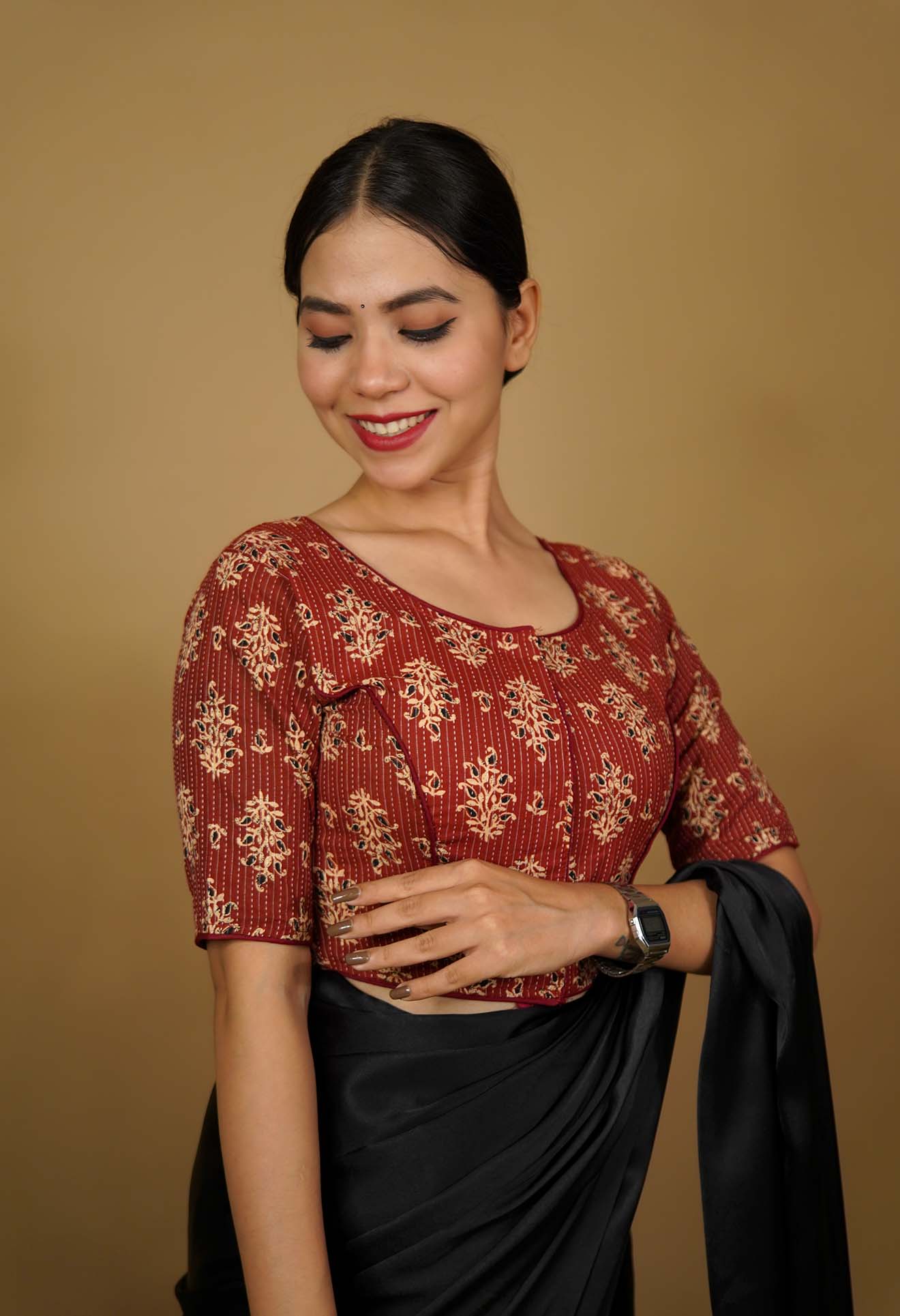 Ready to Wear One Minute Sarees Prestitched Sarees customised Plus Size