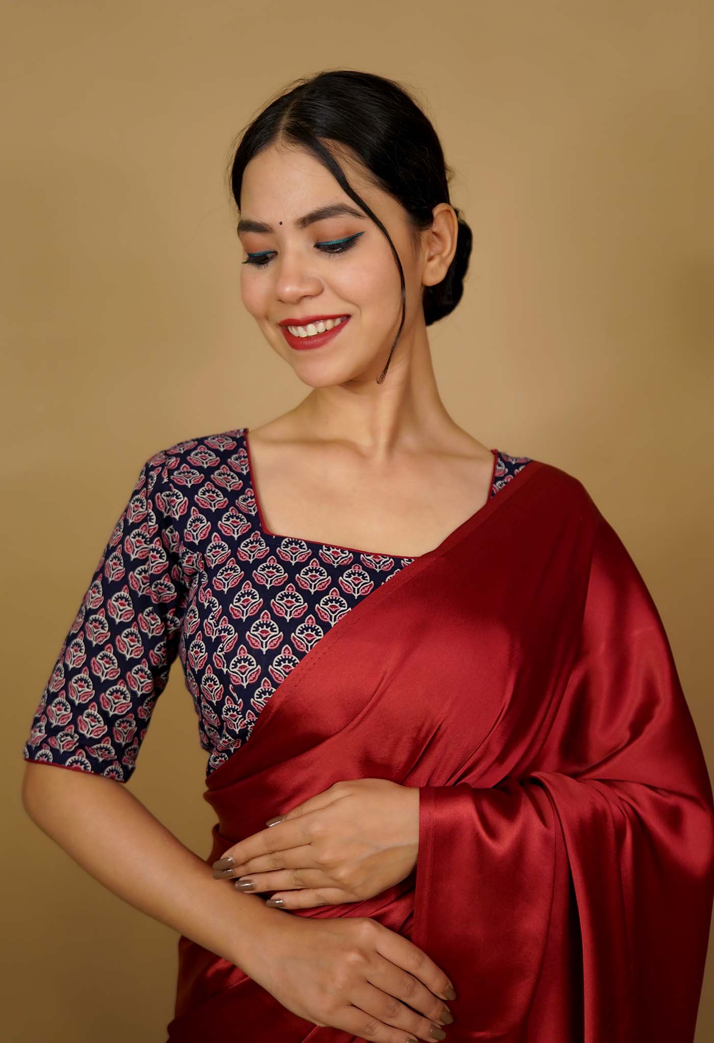 Ready to Wear One Minute Sarees Prestitched Sarees customised Plus Size