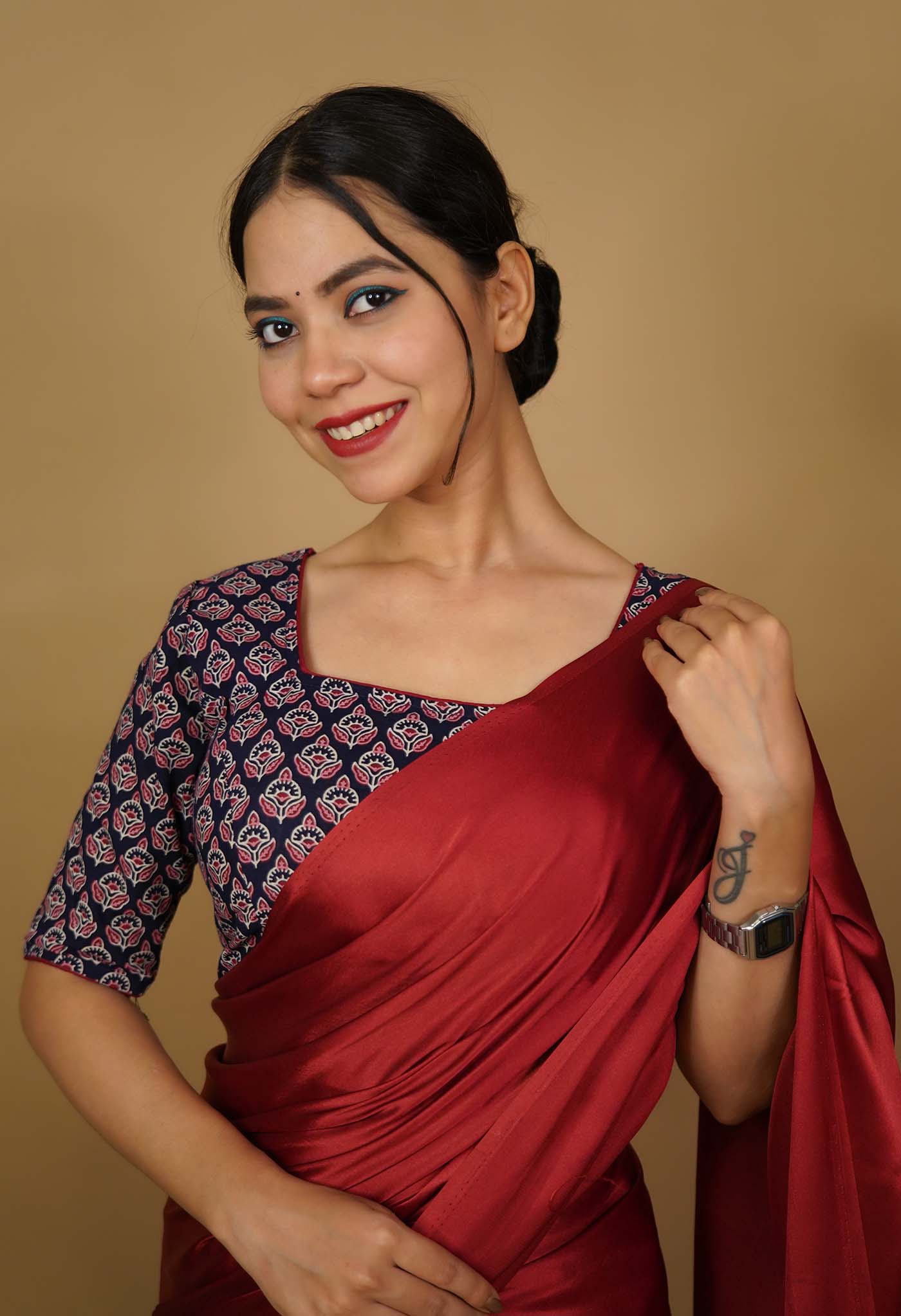 Ready to Wear One Minute Sarees Prestitched Sarees customised Plus Size