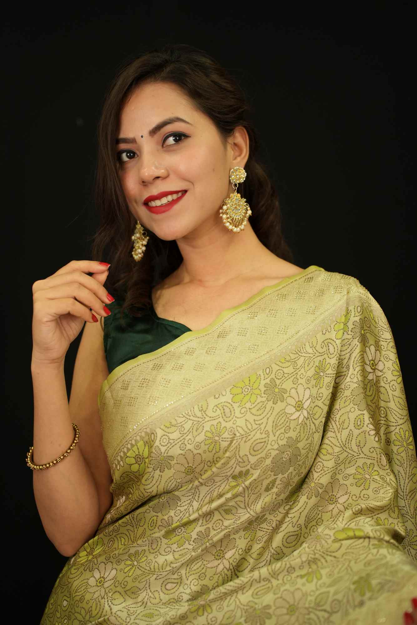 Ready to Wear One Minute Sarees Prestitched Sarees customised Plus Size