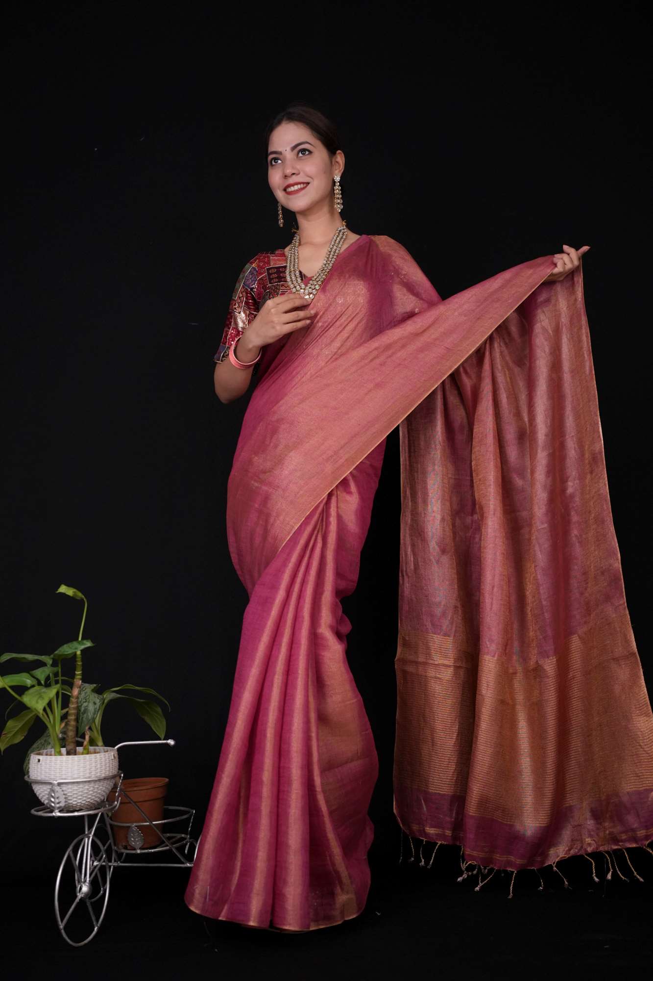 Ready to Wear One Minute Sarees Prestitched Sarees customised Plus Size