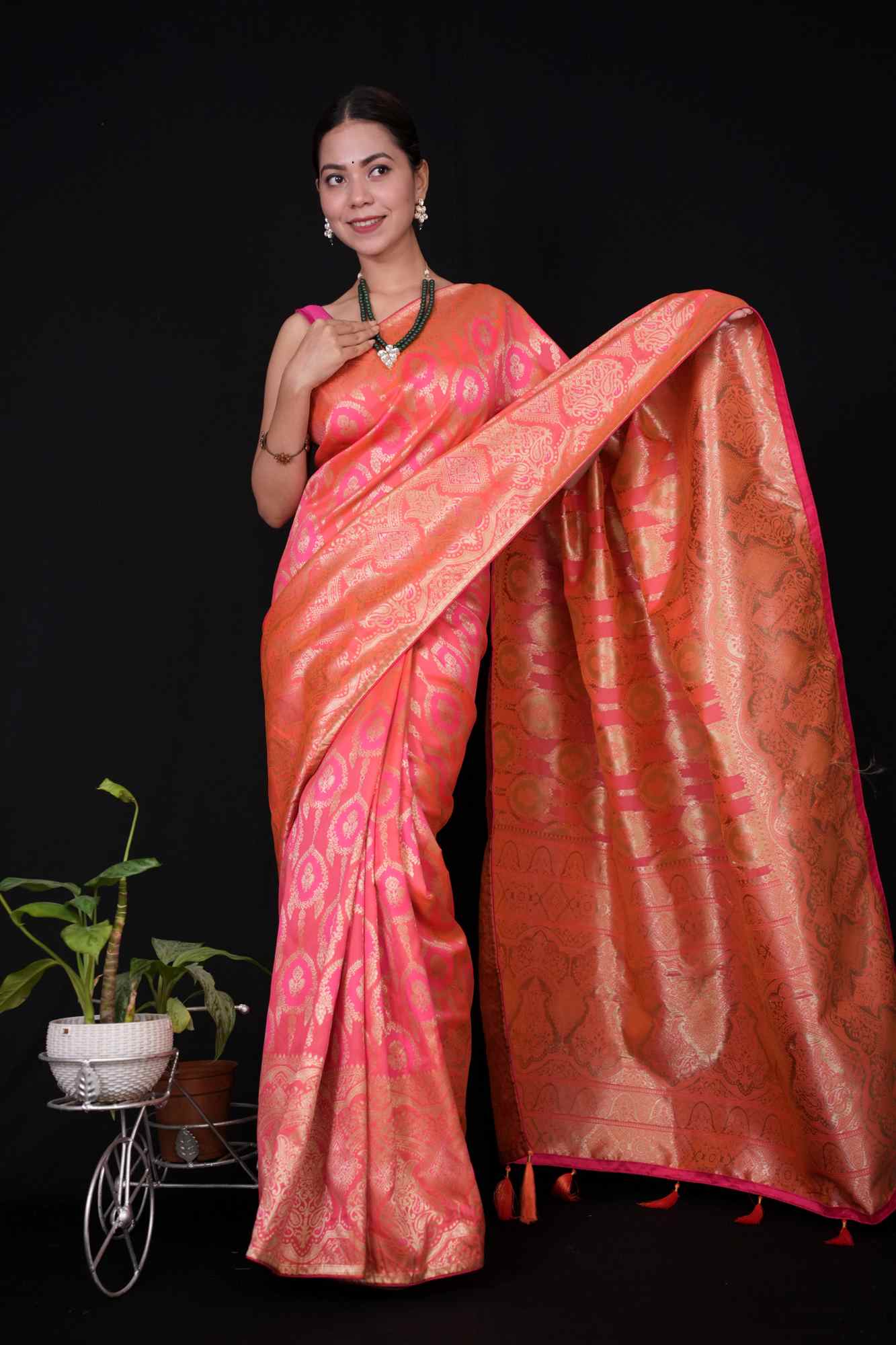 Ready to Wear One Minute Sarees Prestitched Sarees customised Plus Size