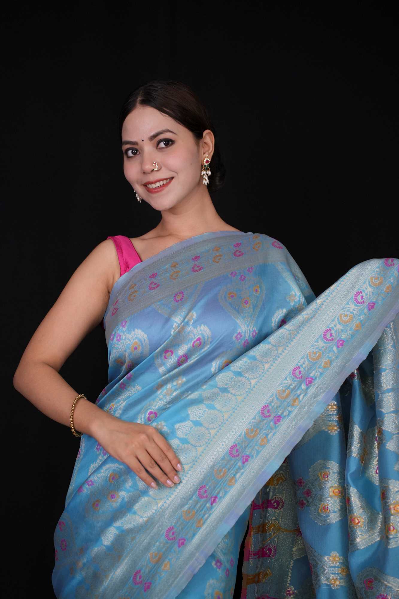 Ready to Wear One Minute Sarees Prestitched Sarees customised Plus Size