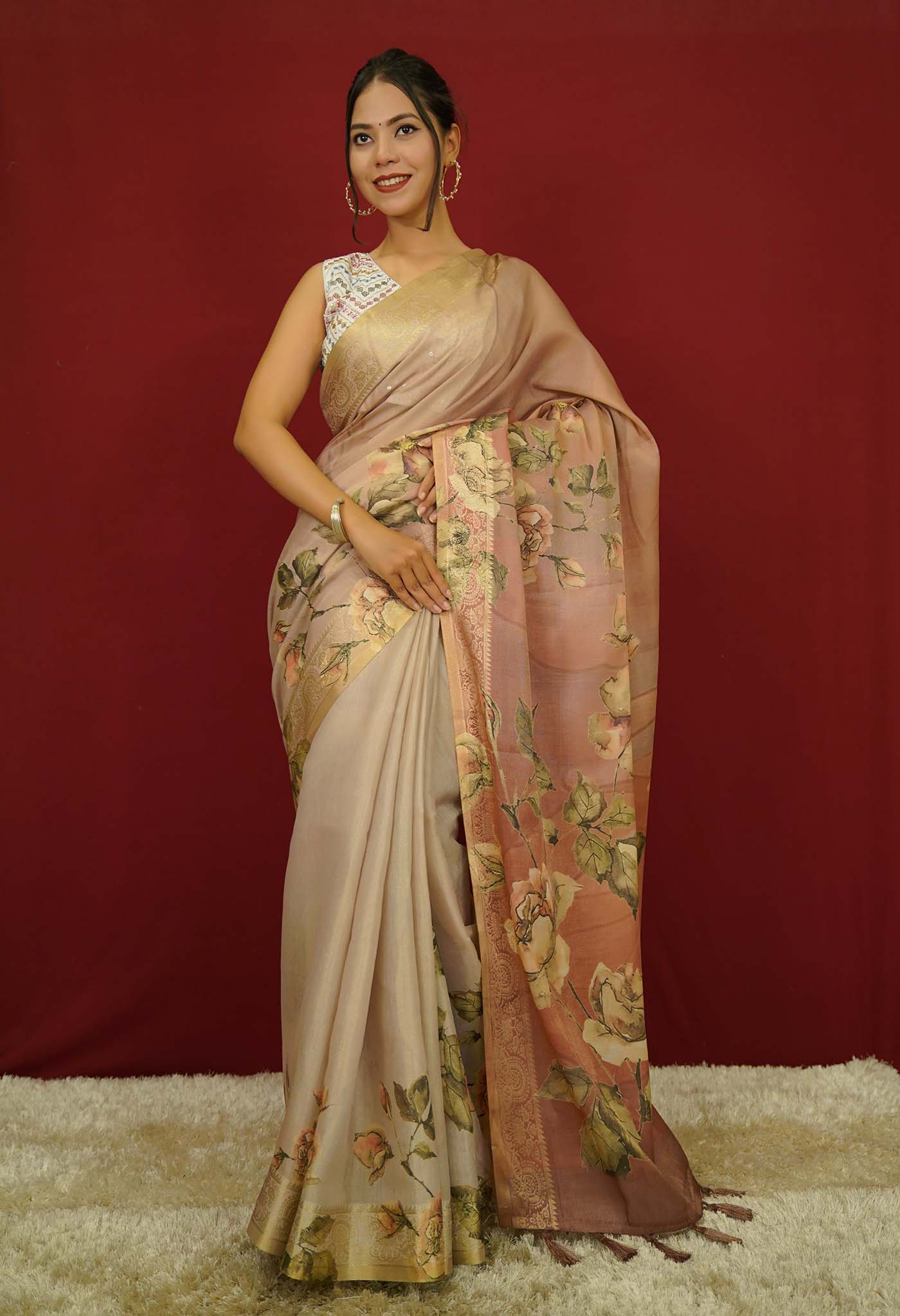 Ready to Wear One Minute Sarees Prestitched Sarees customised Plus Size