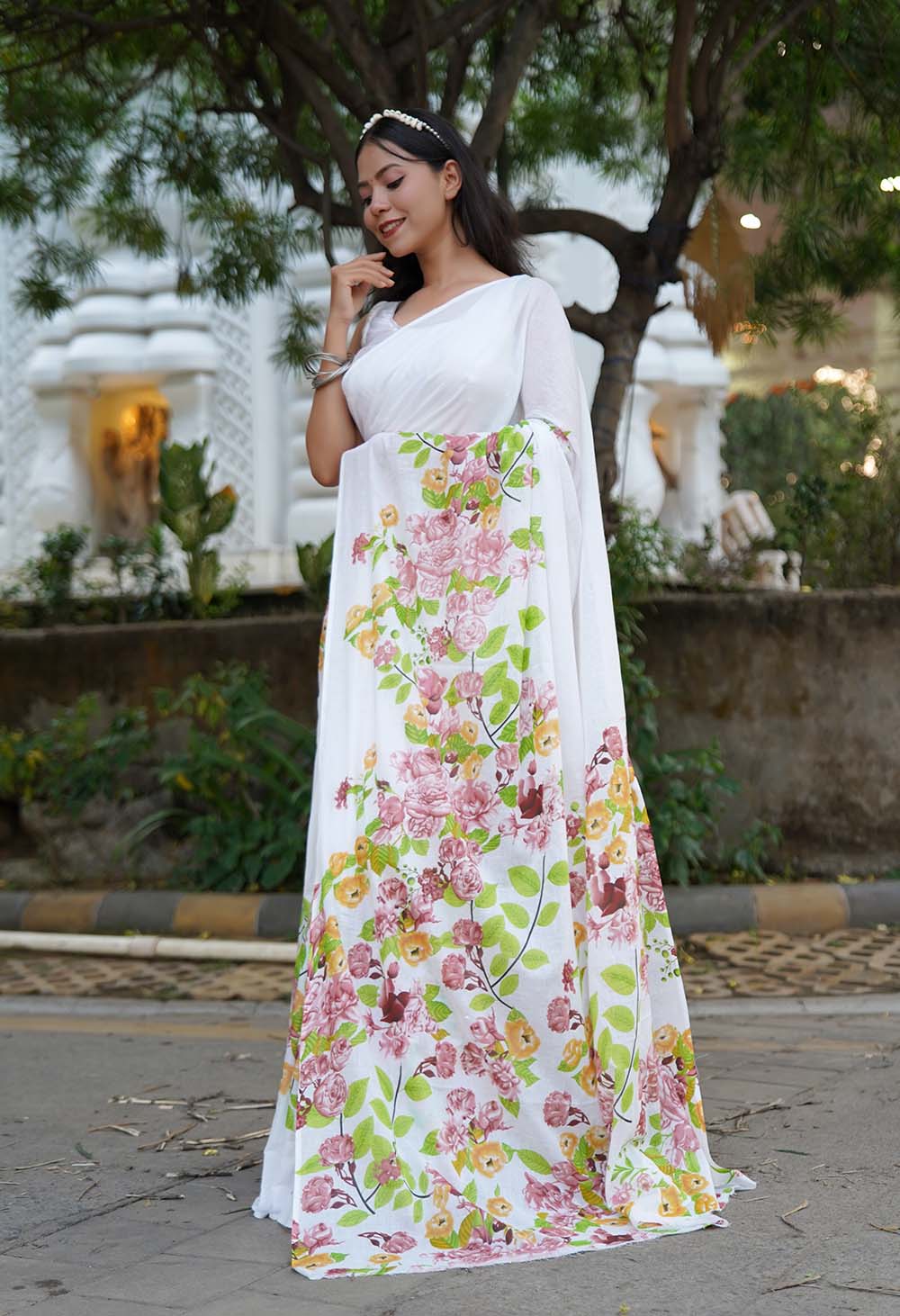 Ready to Wear One Minute Sarees Prestitched Sarees customised Plus Size
