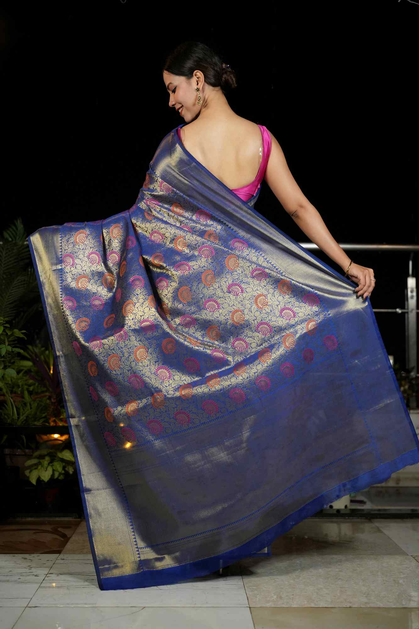 Nita Ambani inspired Banarasi ready to wear saree