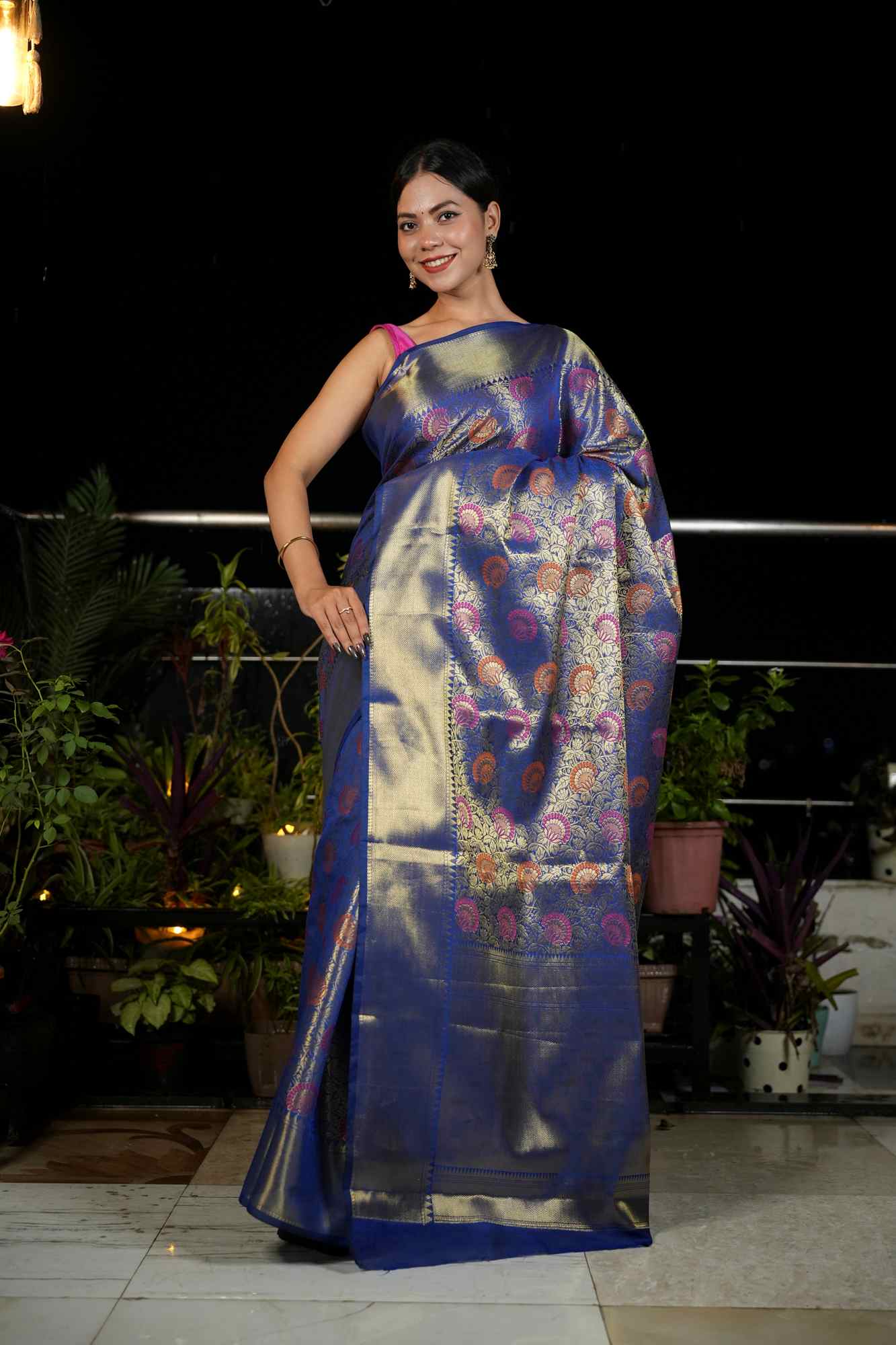 Nita Ambani inspired Banarasi ready to wear saree