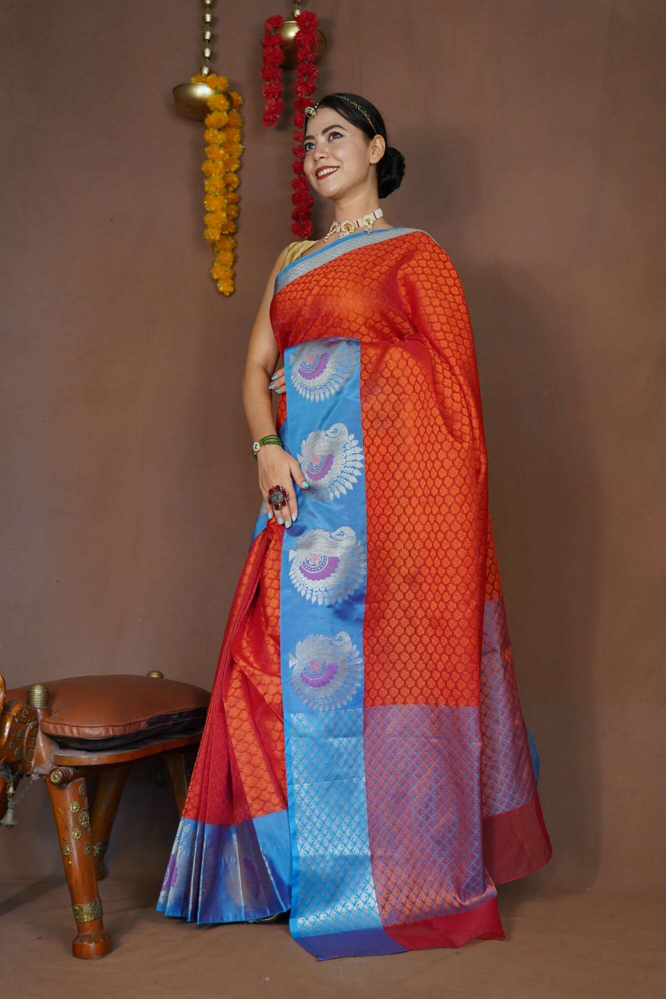 Ready to Wear One Minute Sarees Prestitched Sarees customised Plus Size
