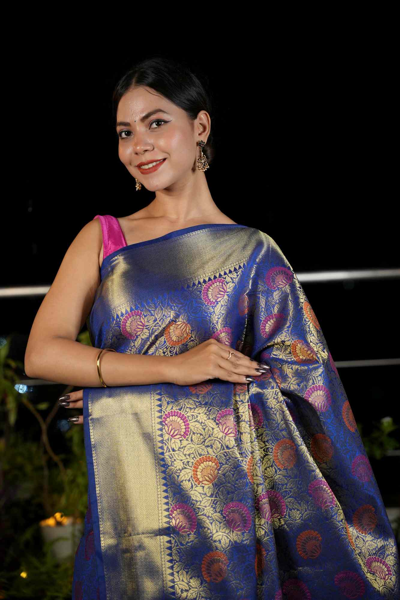 Nita Ambani inspired Banarasi ready to wear saree