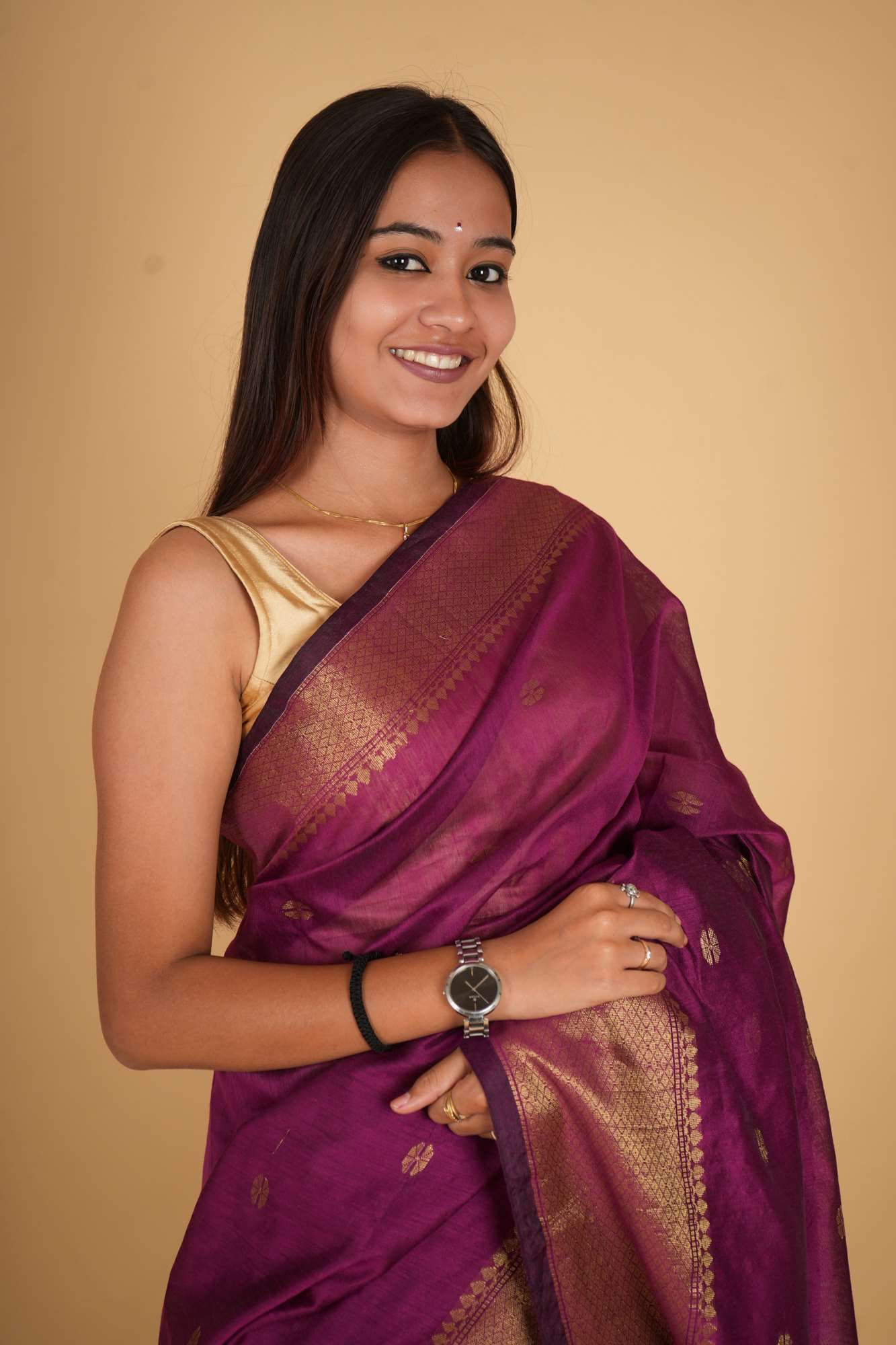 Maheshwari cotton silk Ready to wear saree