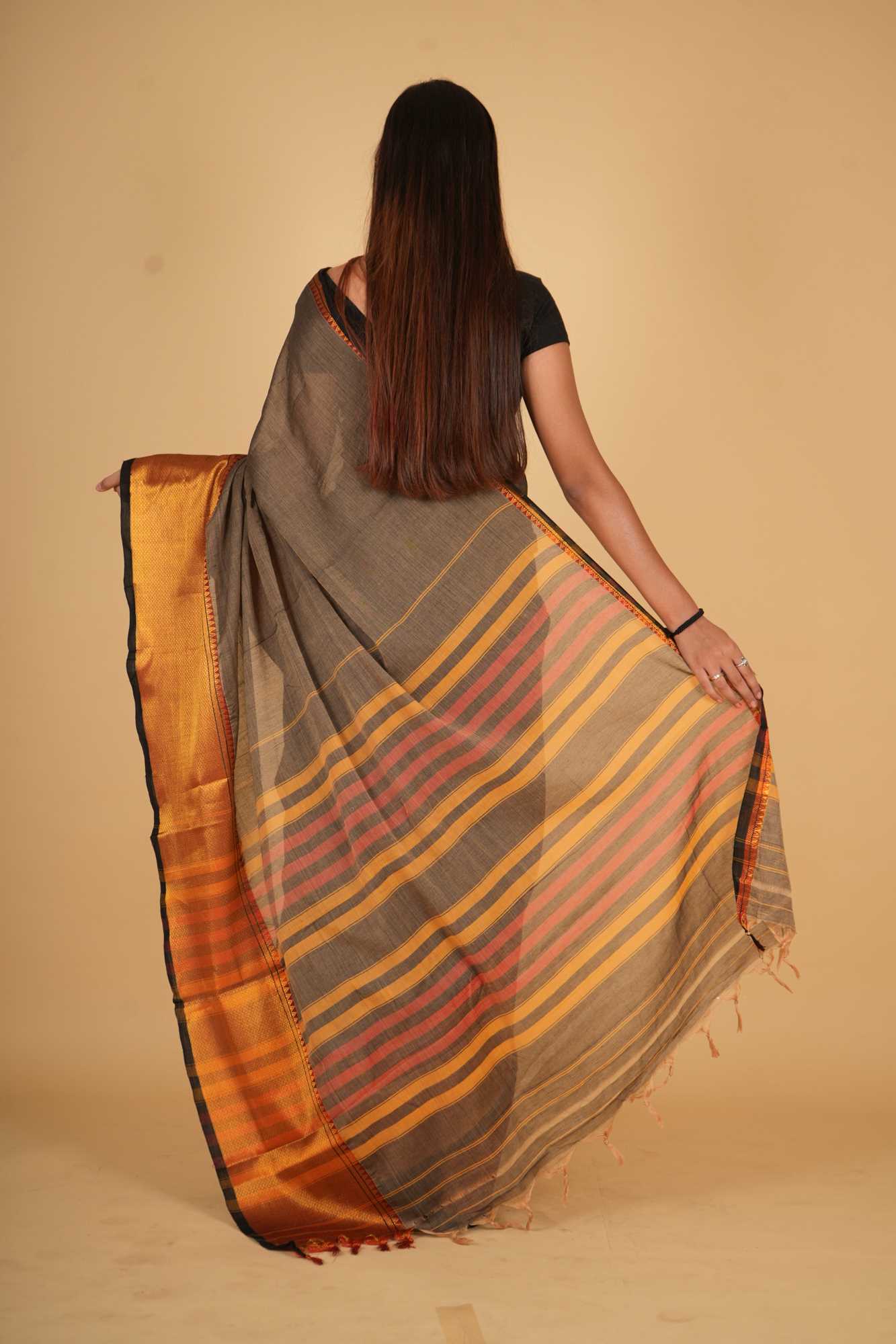 Woven Dharwad South Cotton Ready to wear Saree