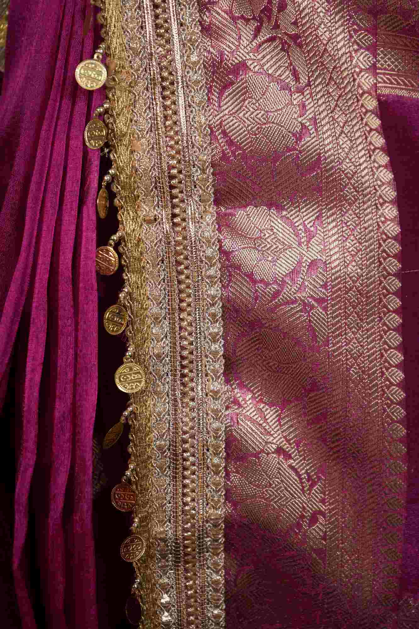MAHARANI TISSUE SILK PRESTITCHED SAREE — ROYAL ZARI BUTTA & TIKKI LACE, CRAFTED FOR THE QUEEN IN YOU