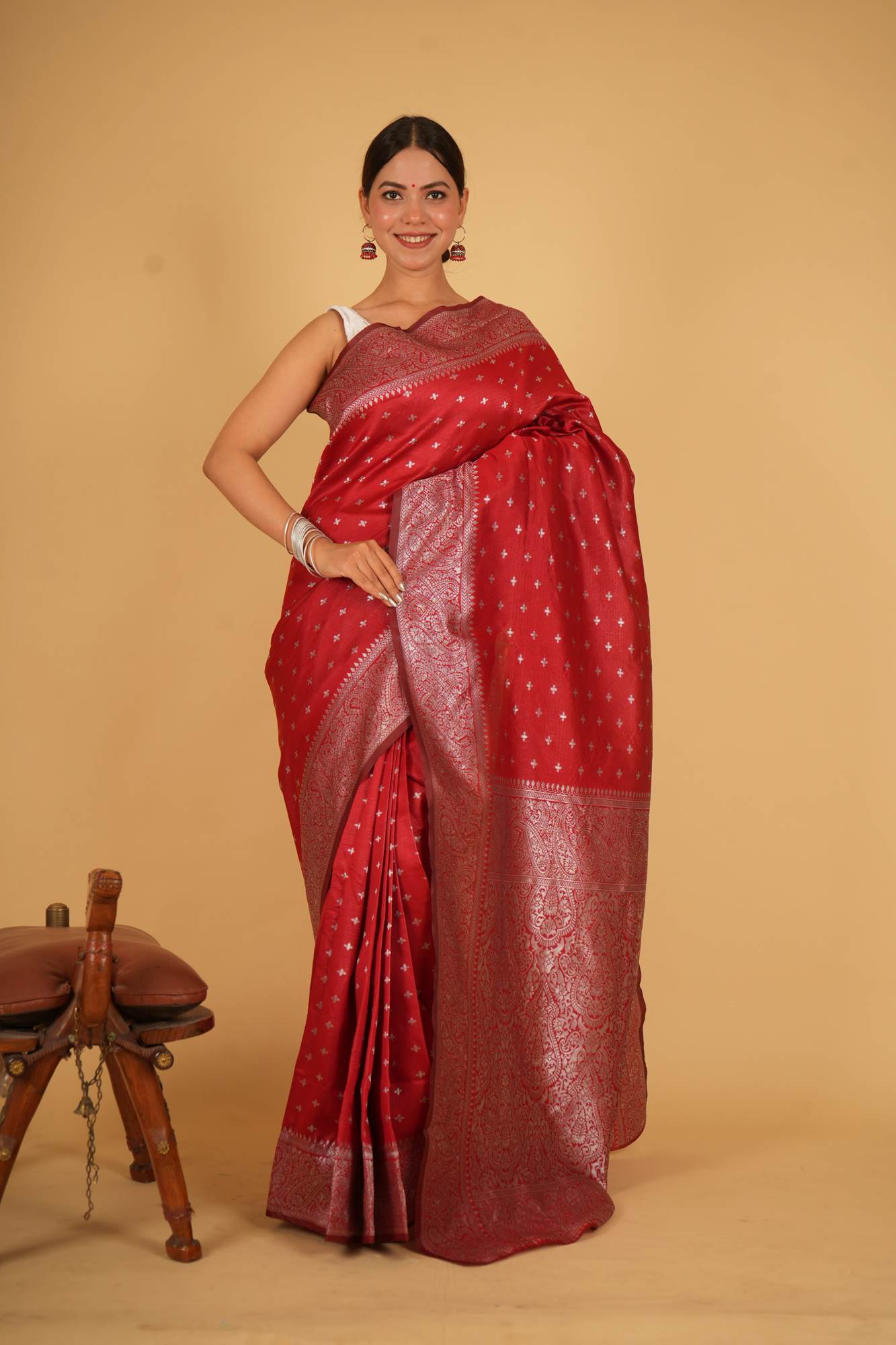 Banarasi festive ready to wear saree