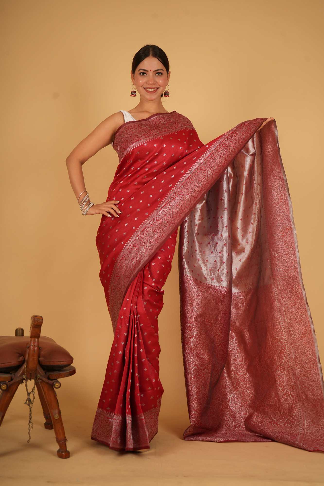Banarasi festive ready to wear saree