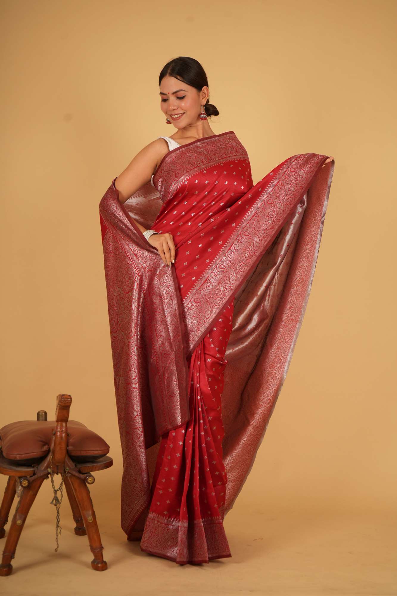 Banarasi festive ready to wear saree