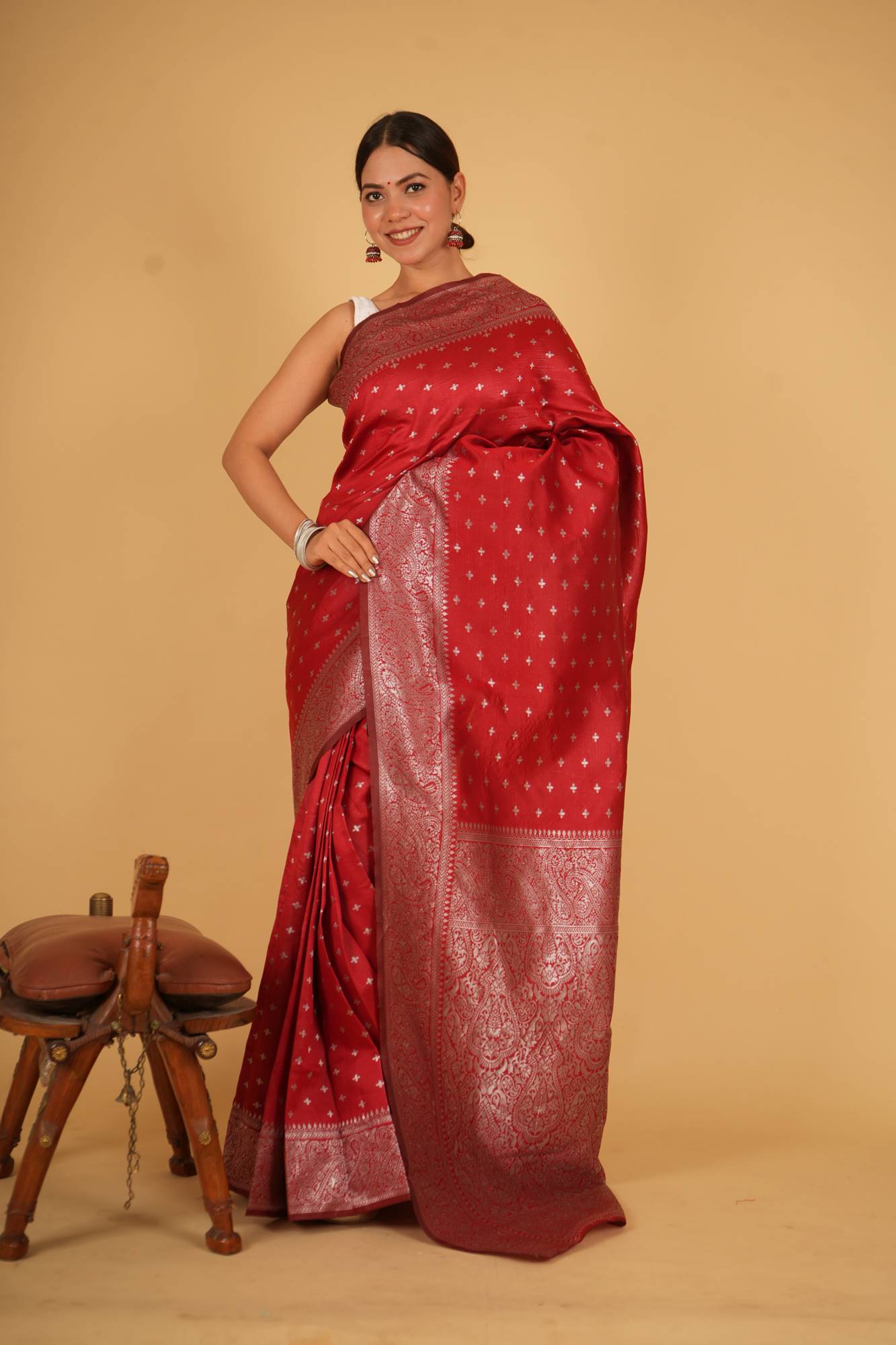 Banarasi festive ready to wear saree