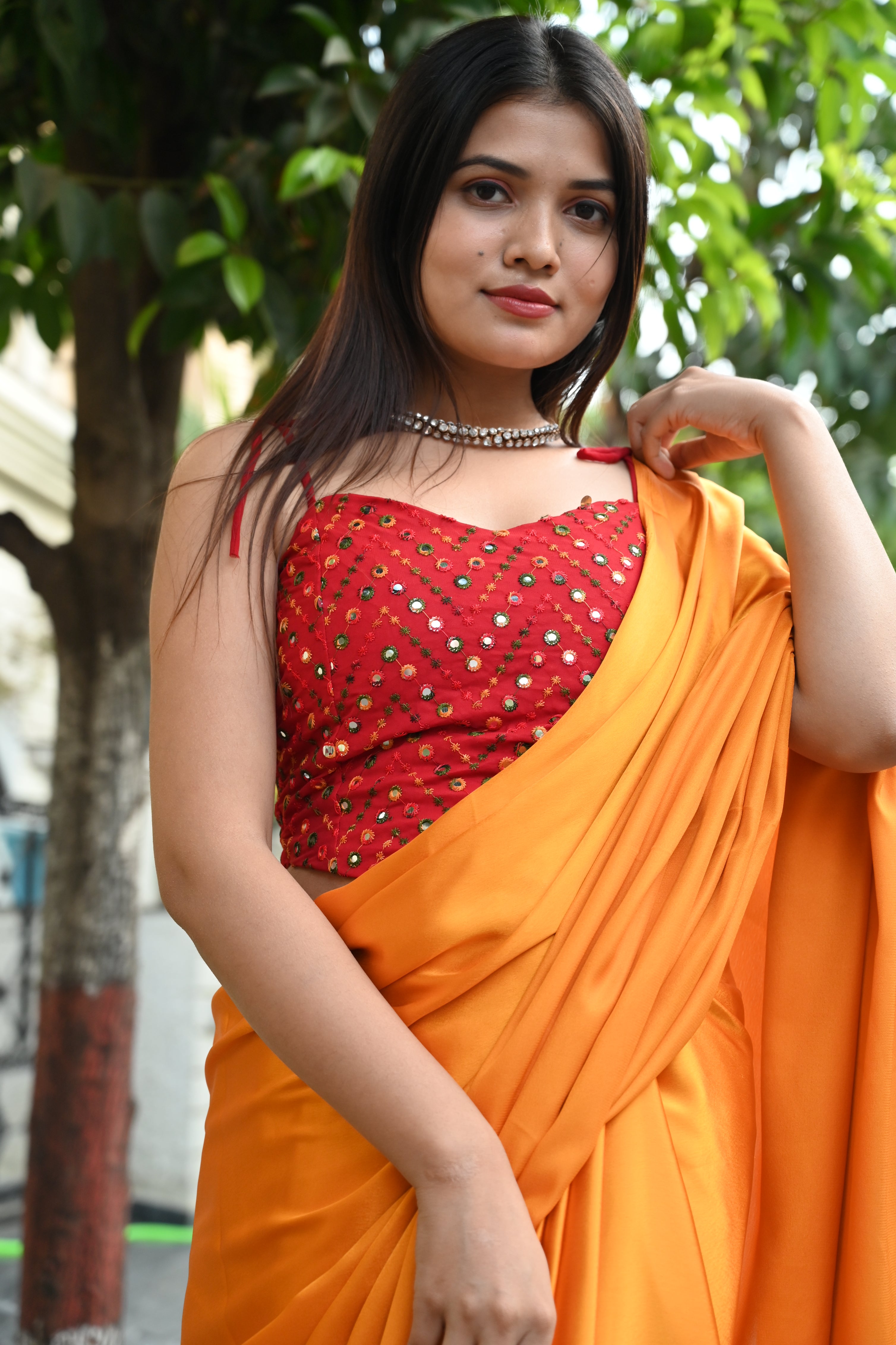 Ready to Wear One Minute Sarees Prestitched Sarees customised Plus Size