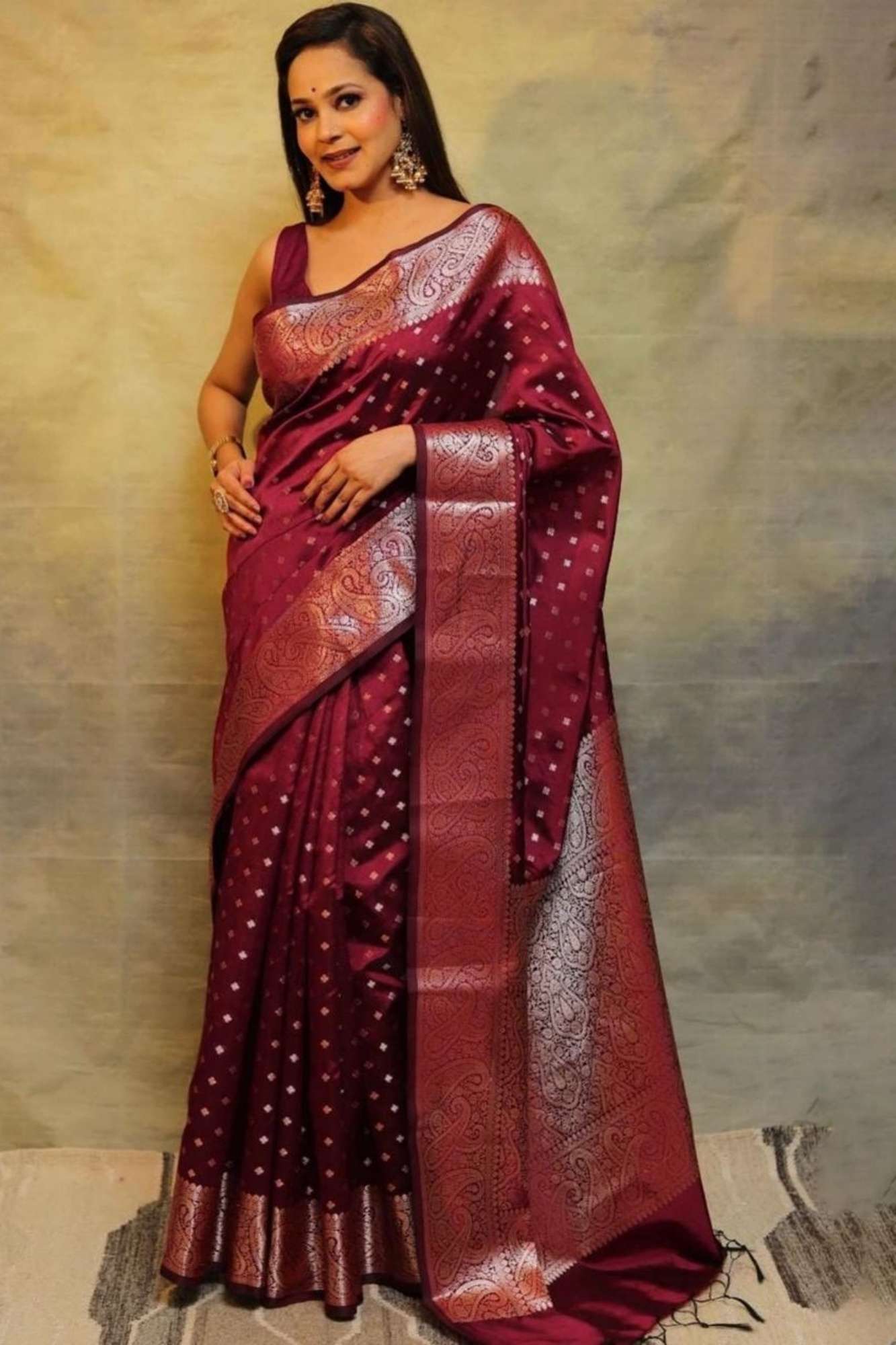 Banarasi festive ready to wear saree