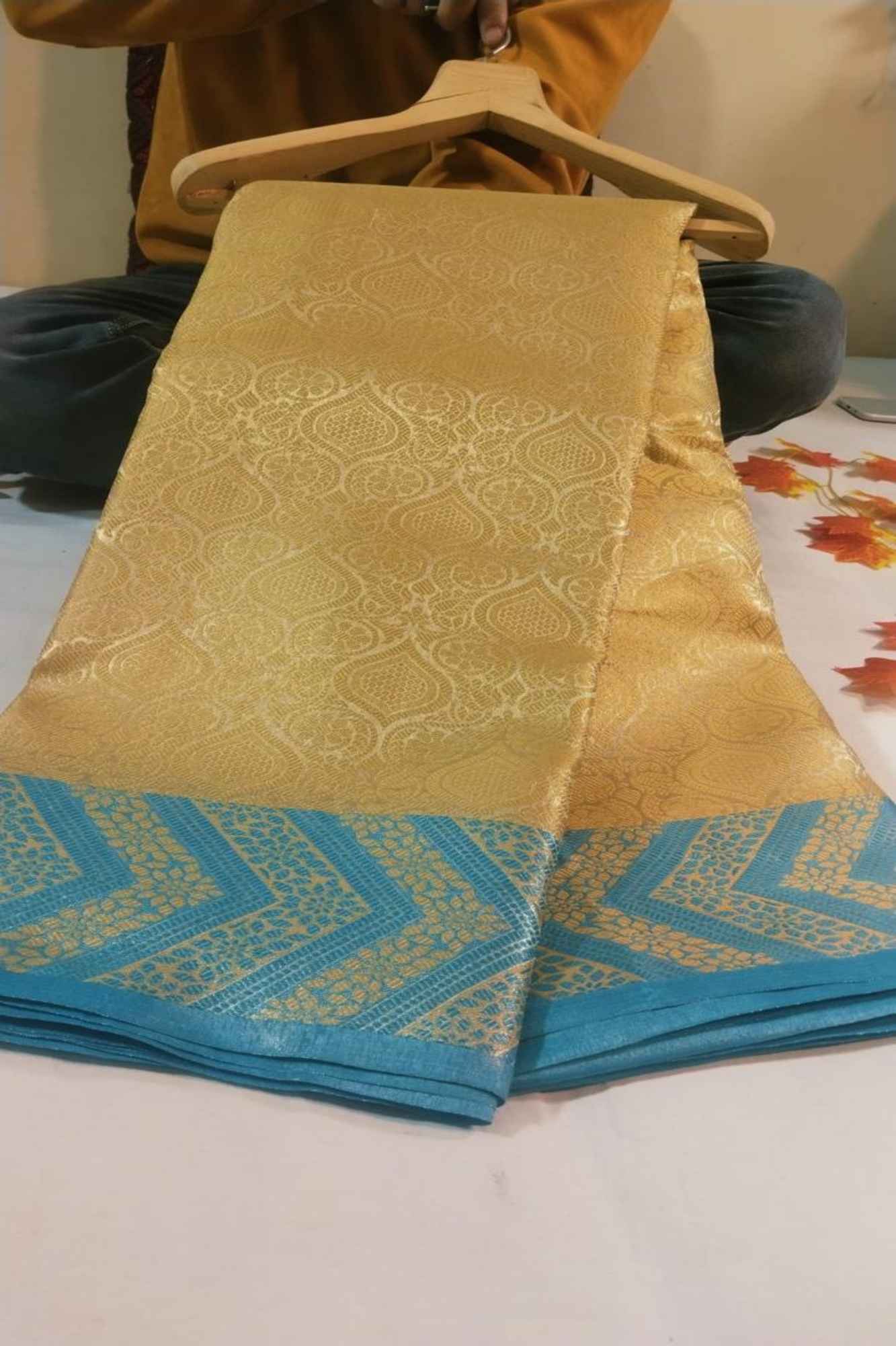 Nita Ambani inspired Banarasi ready to wear saree