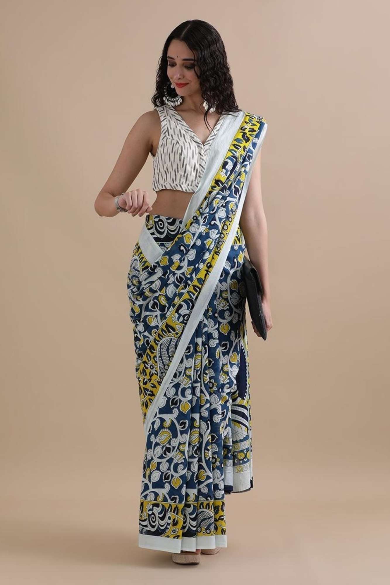 Gorgeous Jaipuri Mulmul Cotton Ready to wear Saree
