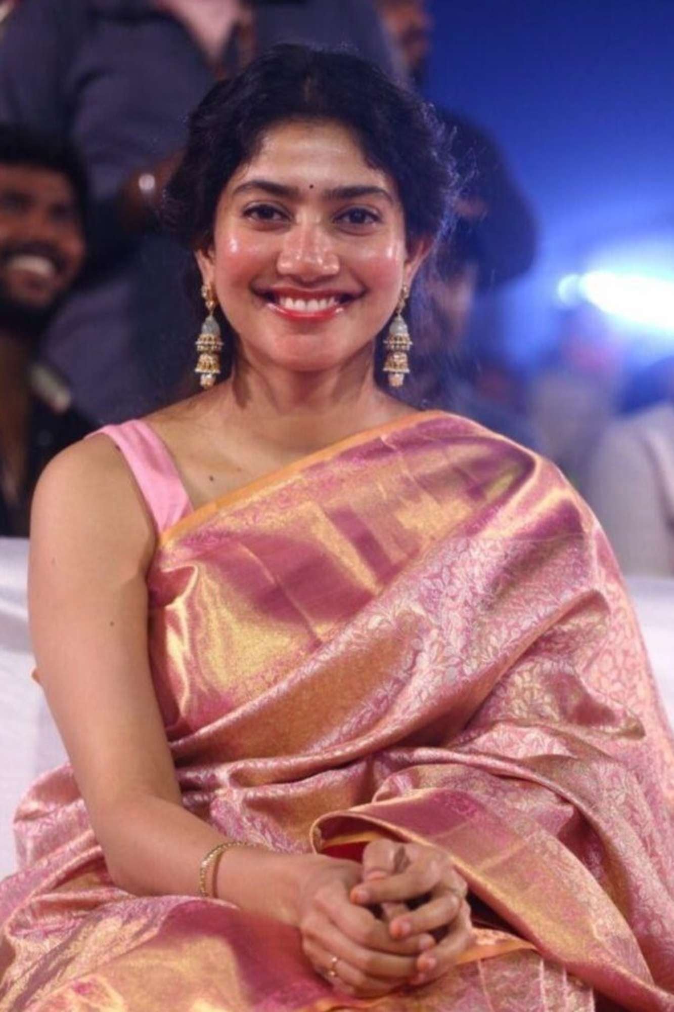 Sai Pallavi inspired Kanjivaram ready to wear saree