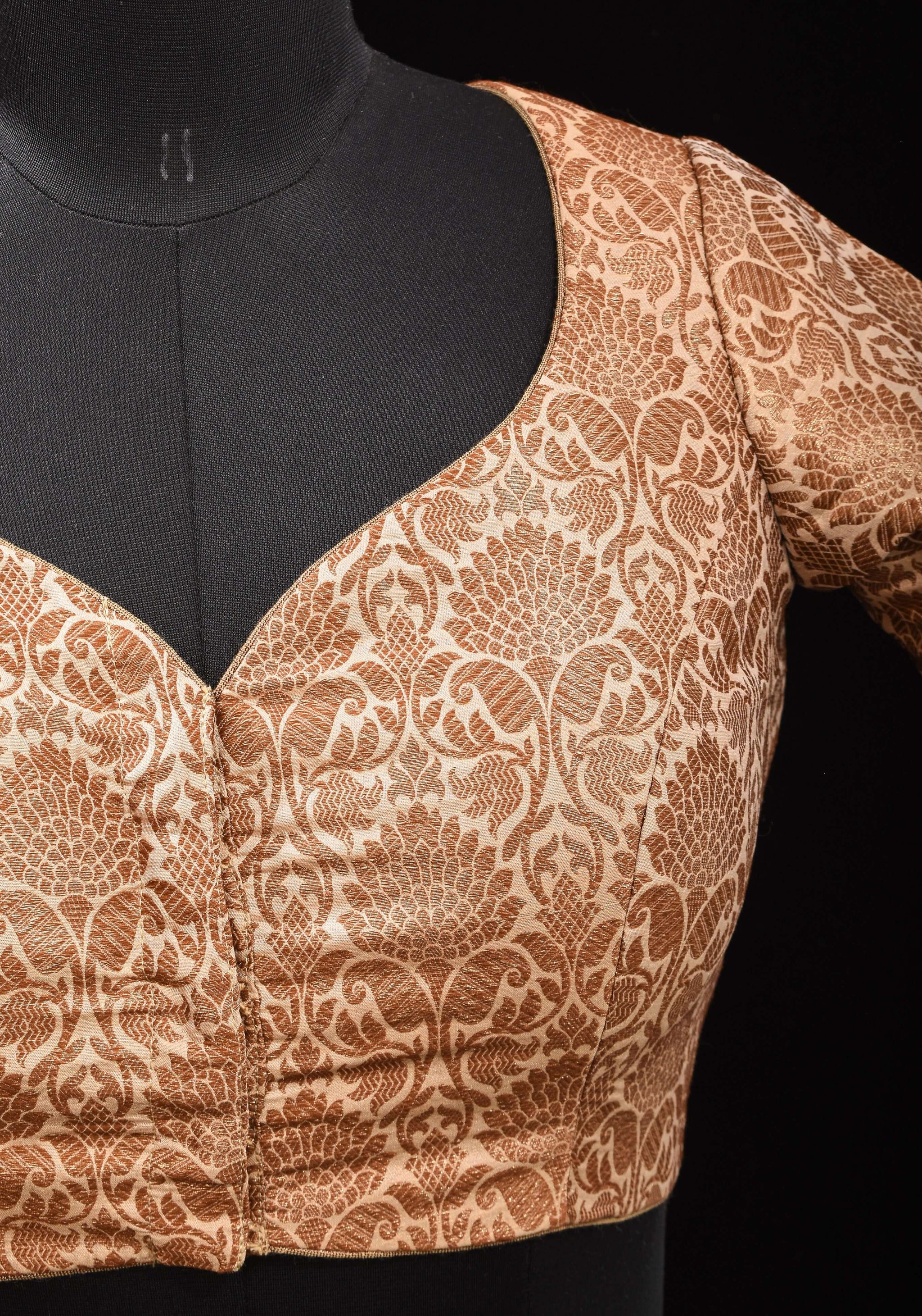Red silk Gold Brocade blouse /Bridesmaids Designer Blouses /Readymade Saree Blouses /Brocade blouse /Versatile Indian saree Blouse/