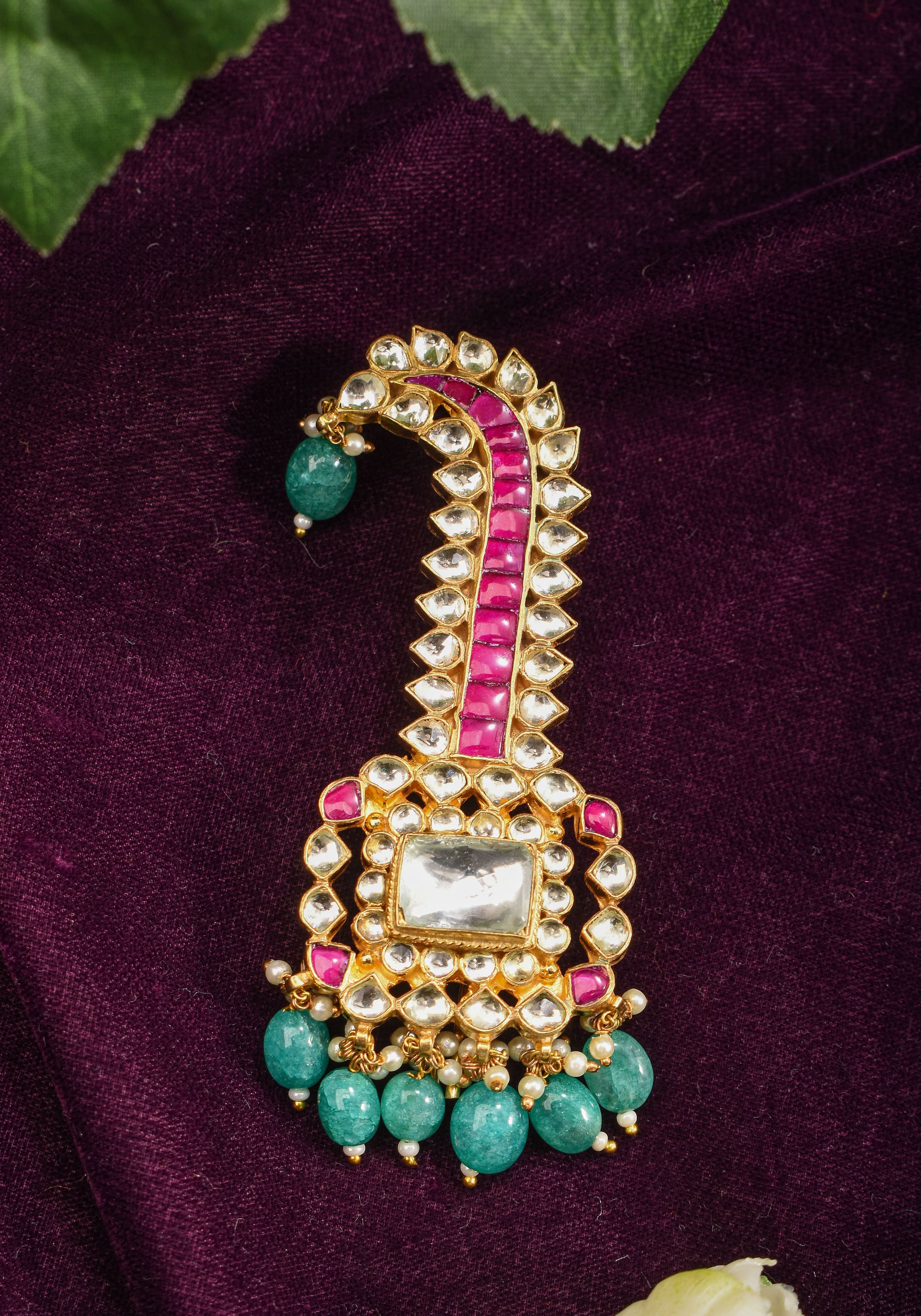 Kalgi - Turban Jewelry for Men | Shobitam